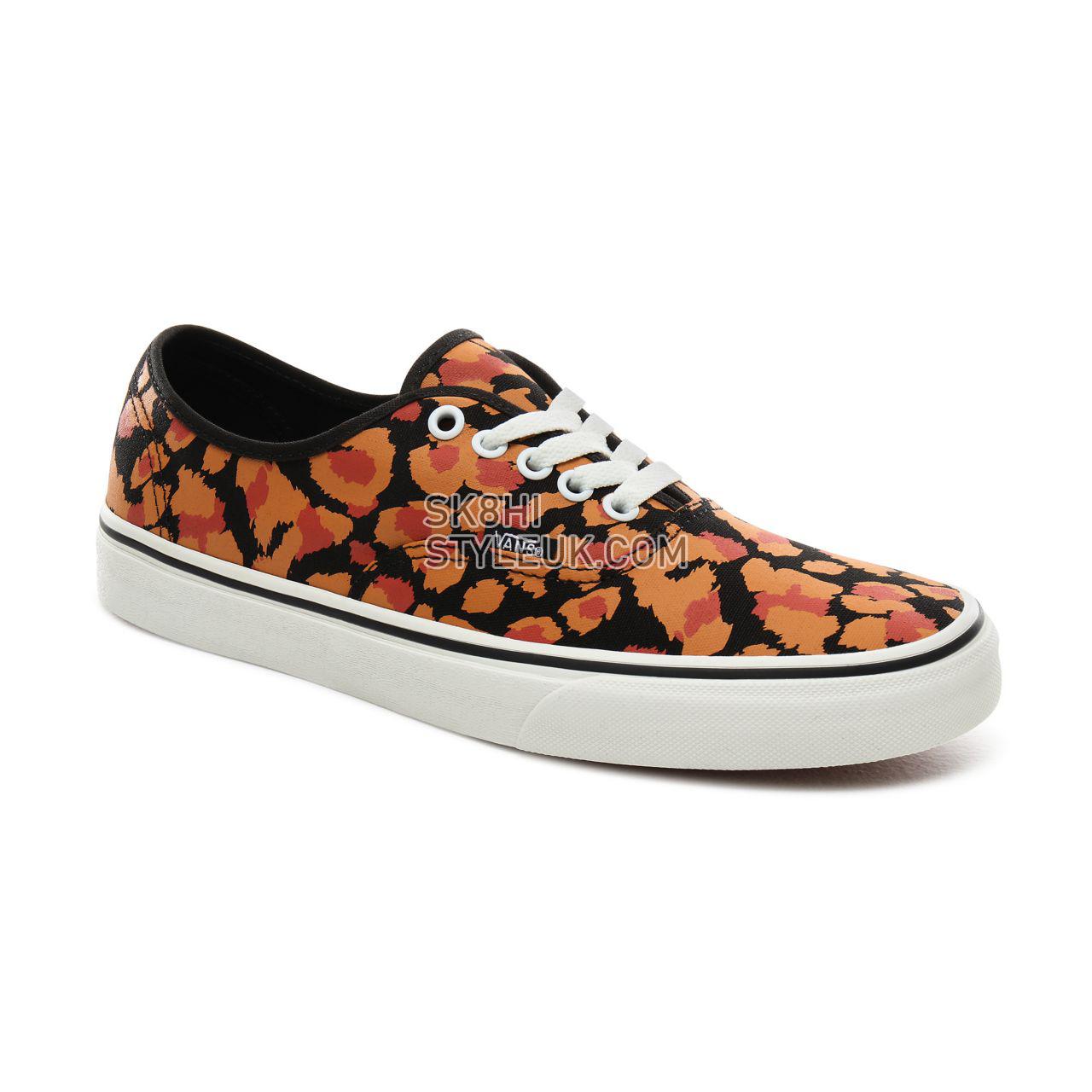 Vans Leopard Authentic Classic Mens Womens - (Leopard) Black/Inca Gold VN0A2Z5IV4V Shoes