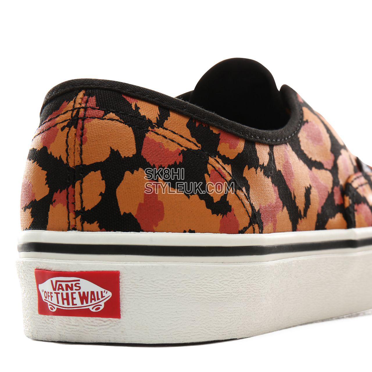 Vans Leopard Authentic Classic Mens Womens - (Leopard) Black/Inca Gold VN0A2Z5IV4V Shoes