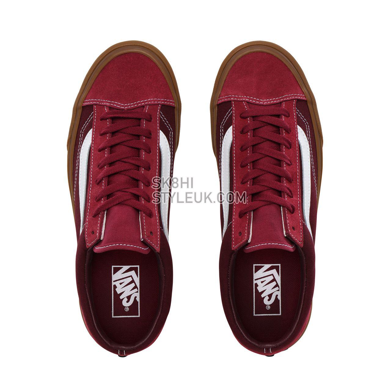 Vans Gum Style 36 Classic Mens Womens - (Gum) beet red/port royale VN0A3DZ3T65 Shoes