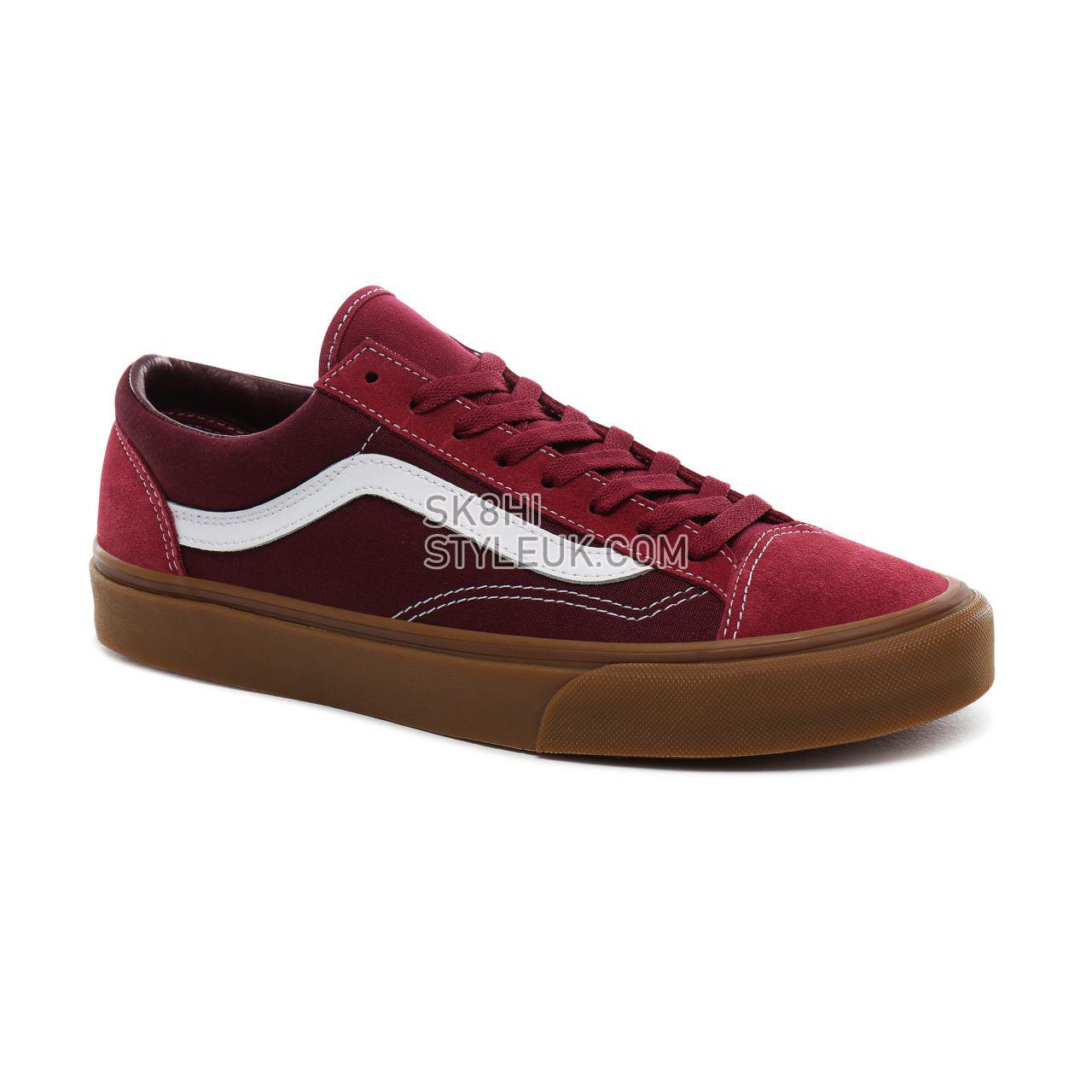 Vans Gum Style 36 Classic Mens Womens - (Gum) beet red/port royale VN0A3DZ3T65 Shoes