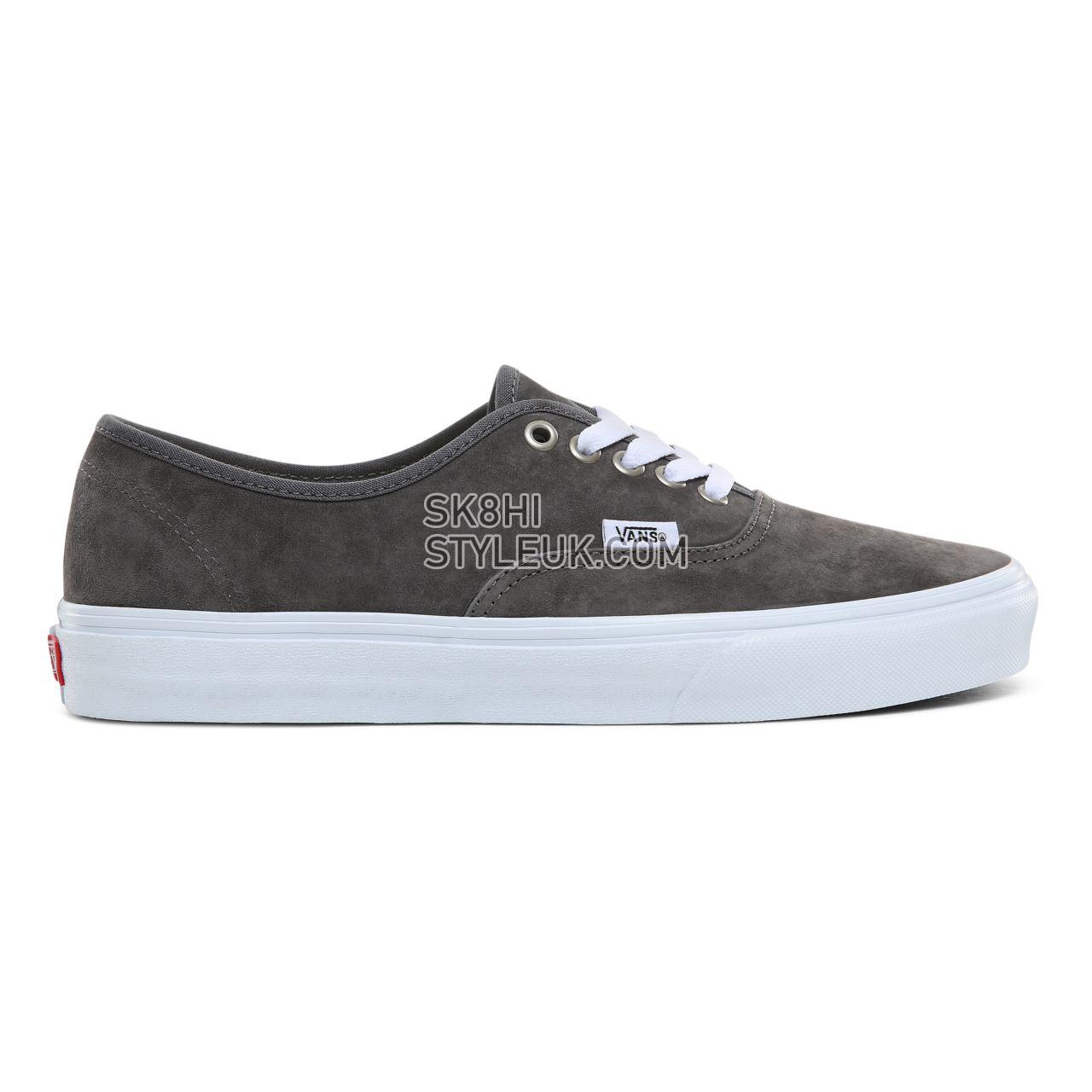 Vans Pig Suede Authentic Classic Mens Womens - (Pig Suede) Pewter/True White VN0A2Z5ITIL Shoes