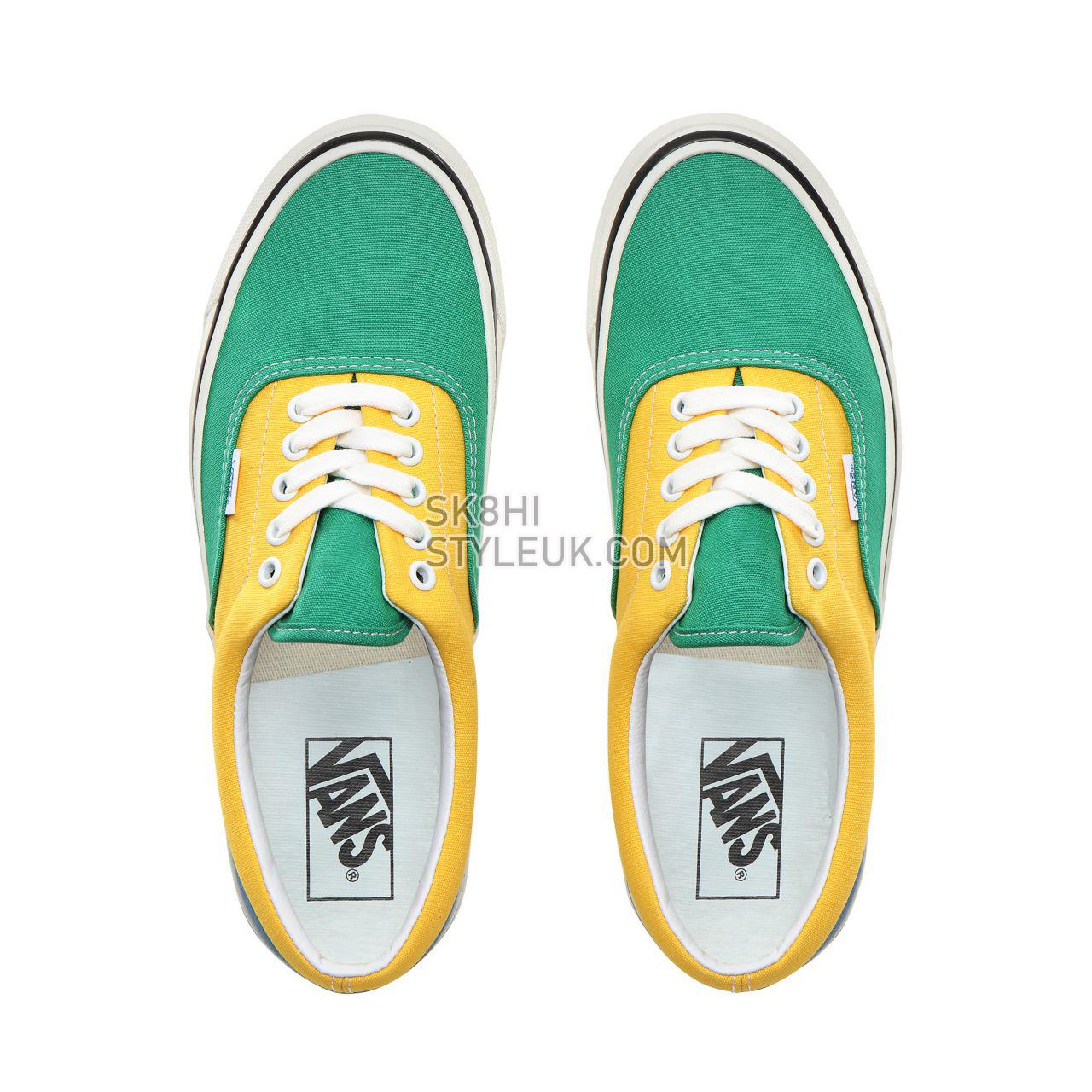 Vans Anaheim Factory Era 95 DX Classic Mens Womens - (Anaheim Factory) Og Emerald/Og Yellow/Og Navy VN0A2RR1VY9 Shoes