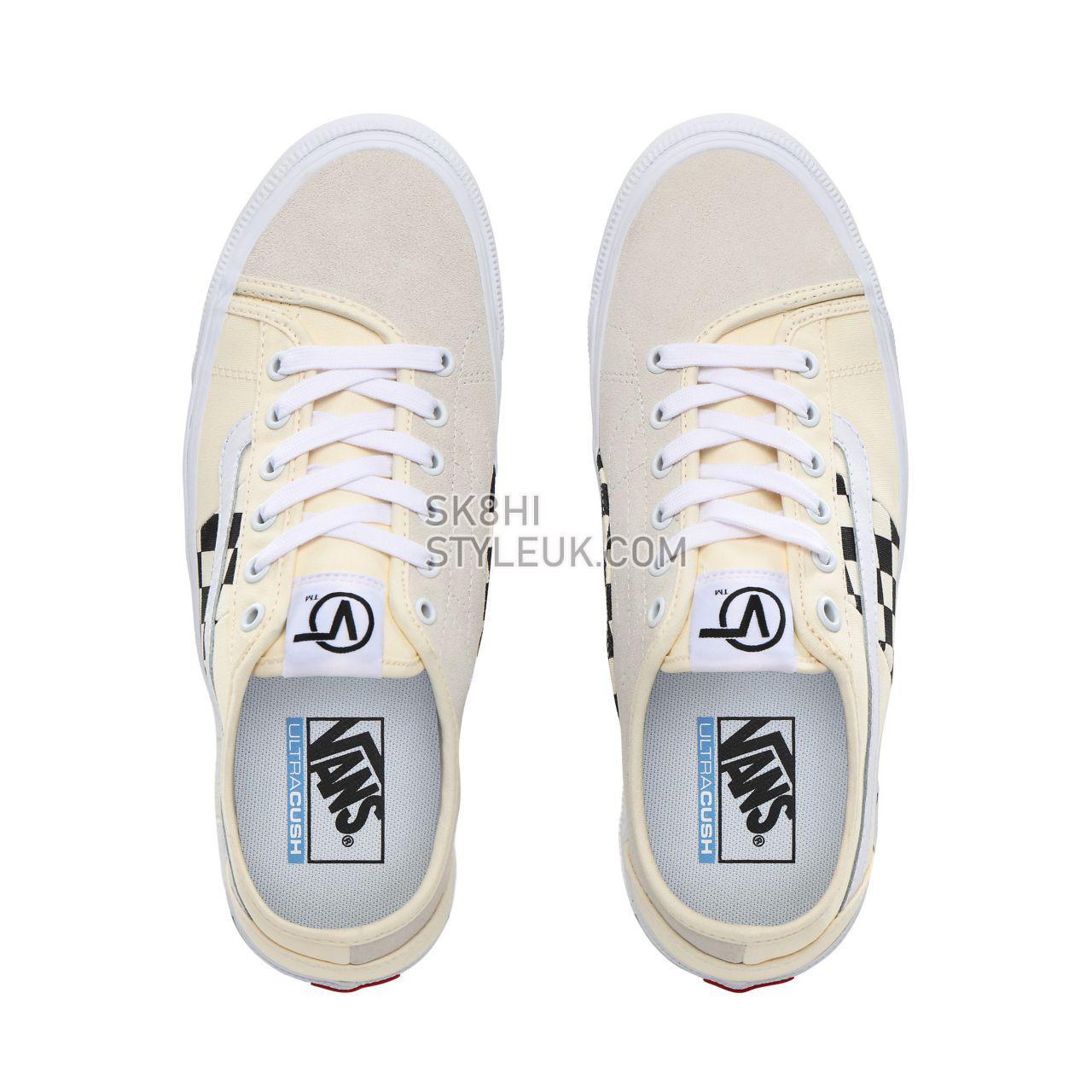 Vans Check Bess NI Classic Mens Womens - (Check) classic white/true white VN0A4BTHT80 Shoes