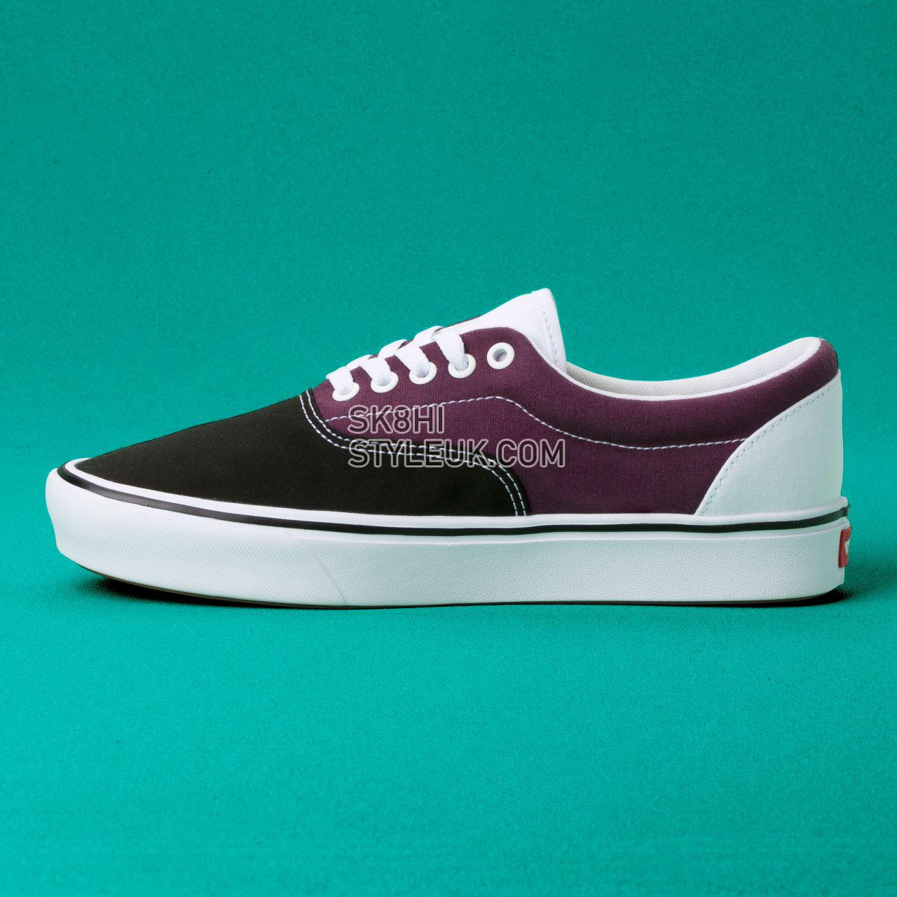 Vans Sport Comfycush Era Classic Mens Womens - (Sport) Black/Prune/True White VN0A3WM9V9W Shoes