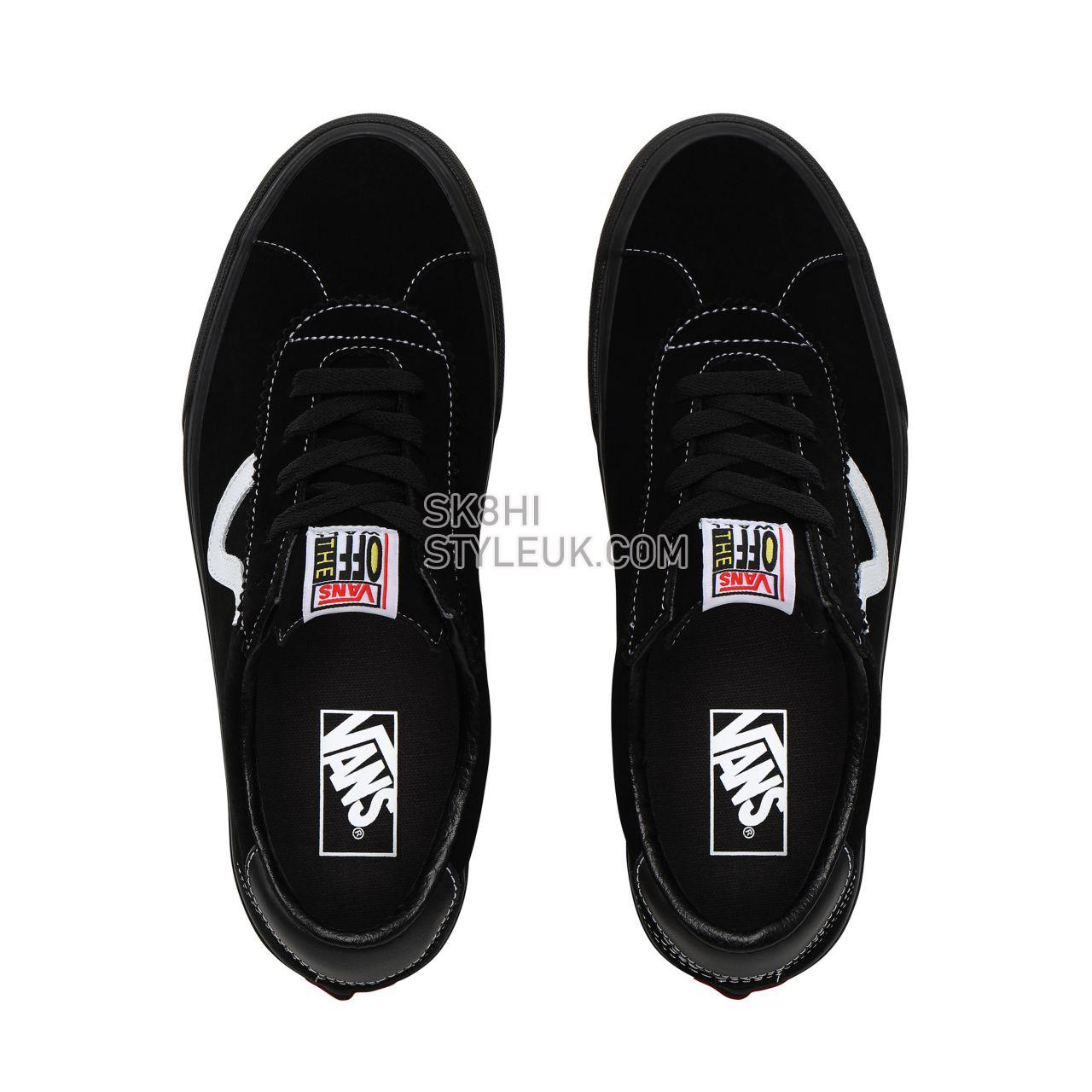 Vans Sport Classic Mens Womens - Black/Black VN0A4BU6BKA Shoes