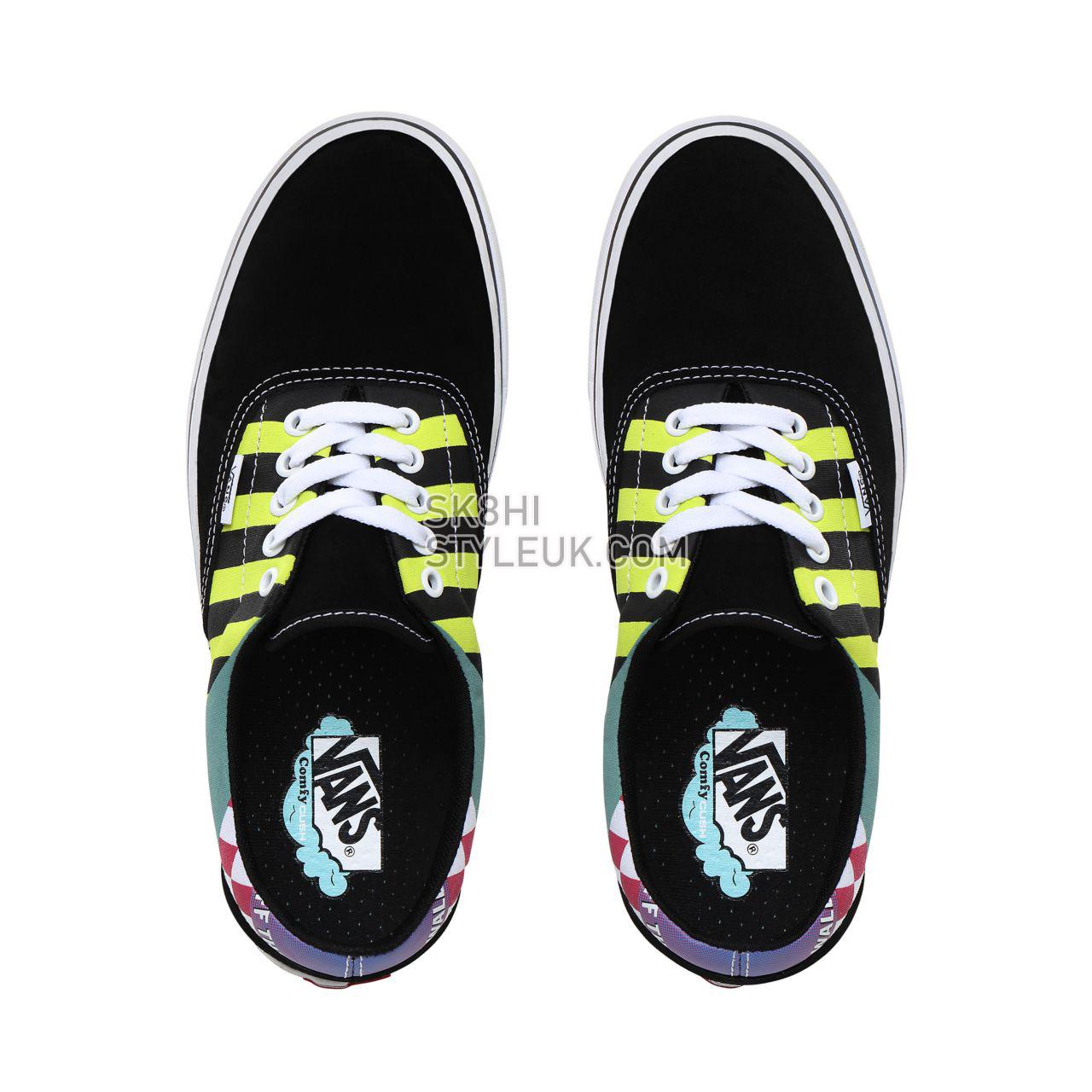 Vans Mash Up ComfyCush Era Classic Mens Womens - (Mash Up) multi/black/true white VN0A3WM9TE6 Shoes