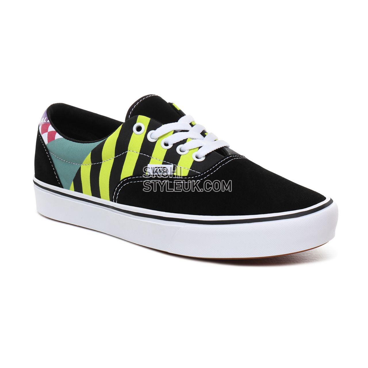 Vans Mash Up ComfyCush Era Classic Mens Womens - (Mash Up) multi/black/true white VN0A3WM9TE6 Shoes