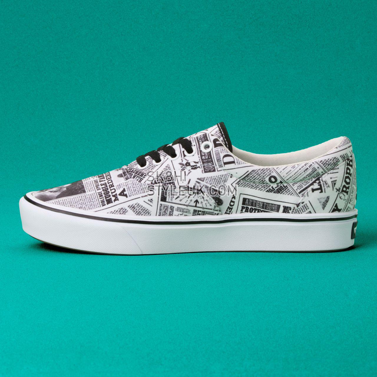 Vans x HARRY POTTER Daily Prophet Comfycush Era Classic Mens Womens - (Harry Potter) Daily Prophet/True White VN0A3WM9V9T Shoes