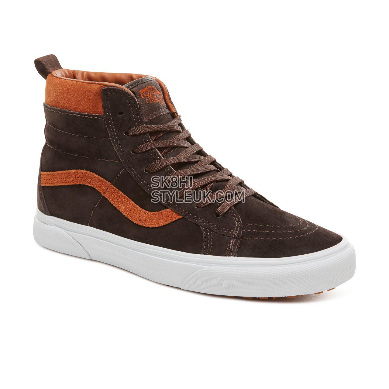 Vans Suede Sk8-Hi MTE Classic Mens Womens - (Mte) Suede/Chocolate Torte VA33TXUCA Shoes