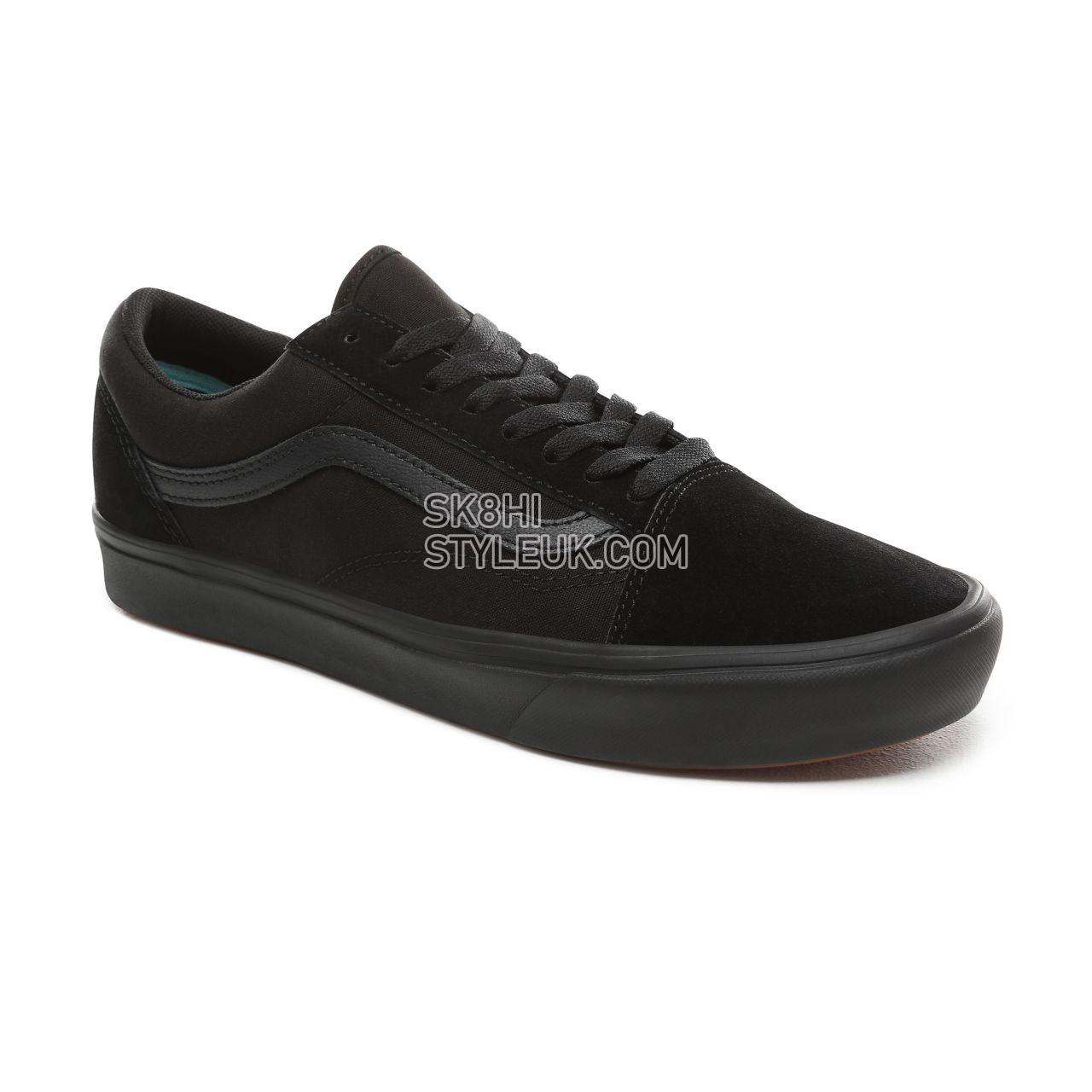 Vans Comfycush Old Skool Classic Mens Womens - (Classic) Black/Black VN0A3WMAVND Shoes