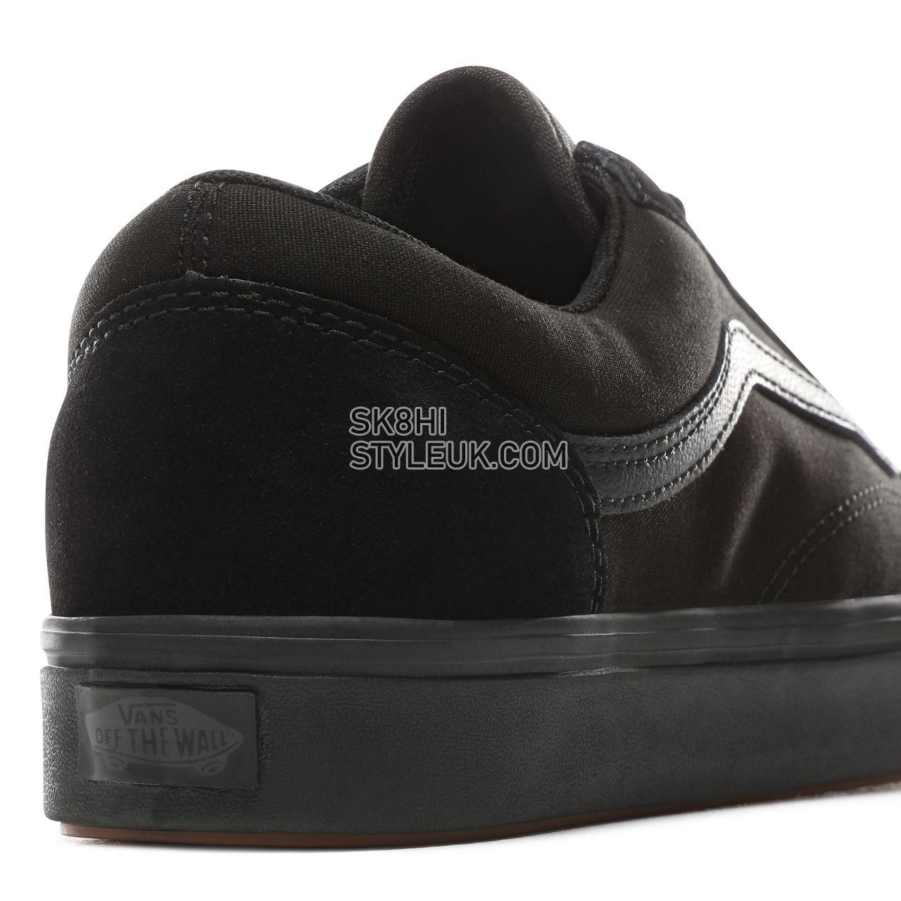 Vans Comfycush Old Skool Classic Mens Womens - (Classic) Black/Black VN0A3WMAVND Shoes