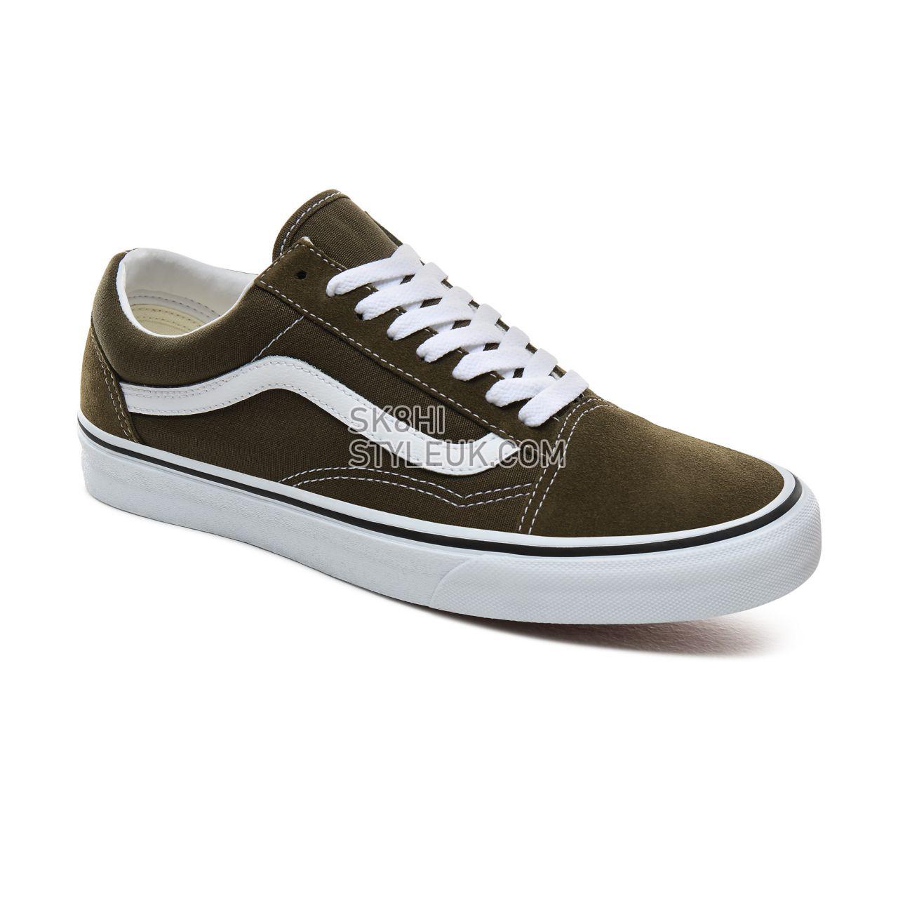 Vans Old Skool Classic Mens Womens - Beech/True White VN0A4BV5V7D Shoes