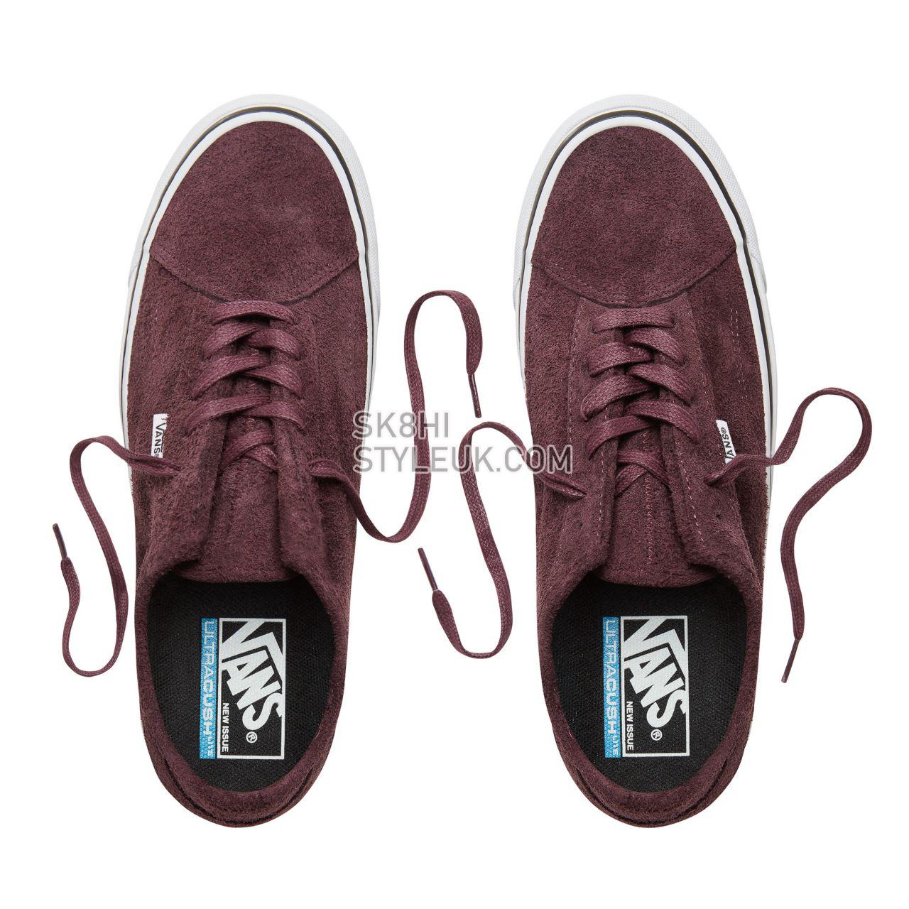 Vans Hairy Suede Diamo Ni Classic Mens Womens - (Hairy Suede) Raisin/True White VA3TKDU8C Shoes