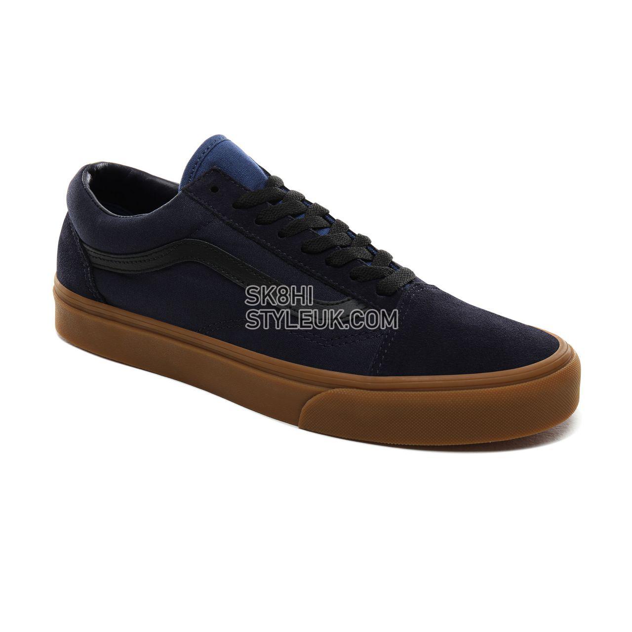 Vans Gum Old Skool Classic Mens Womens - (Gum) Night Sky/True Navy VN0A4BV5V4R Shoes