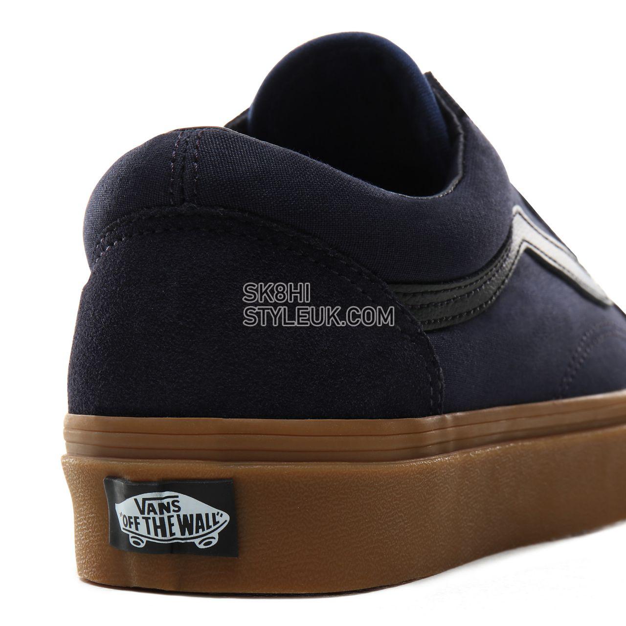 Vans Gum Old Skool Classic Mens Womens - (Gum) Night Sky/True Navy VN0A4BV5V4R Shoes