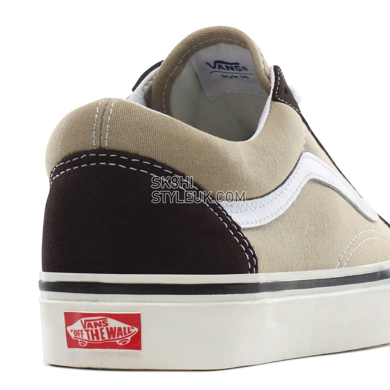 Vans Anaheim Factory Old Skool 36 DX Classic Mens Womens - (Anaheim Factory) og chocolate/og khaki VN0A38G2TPU Shoes