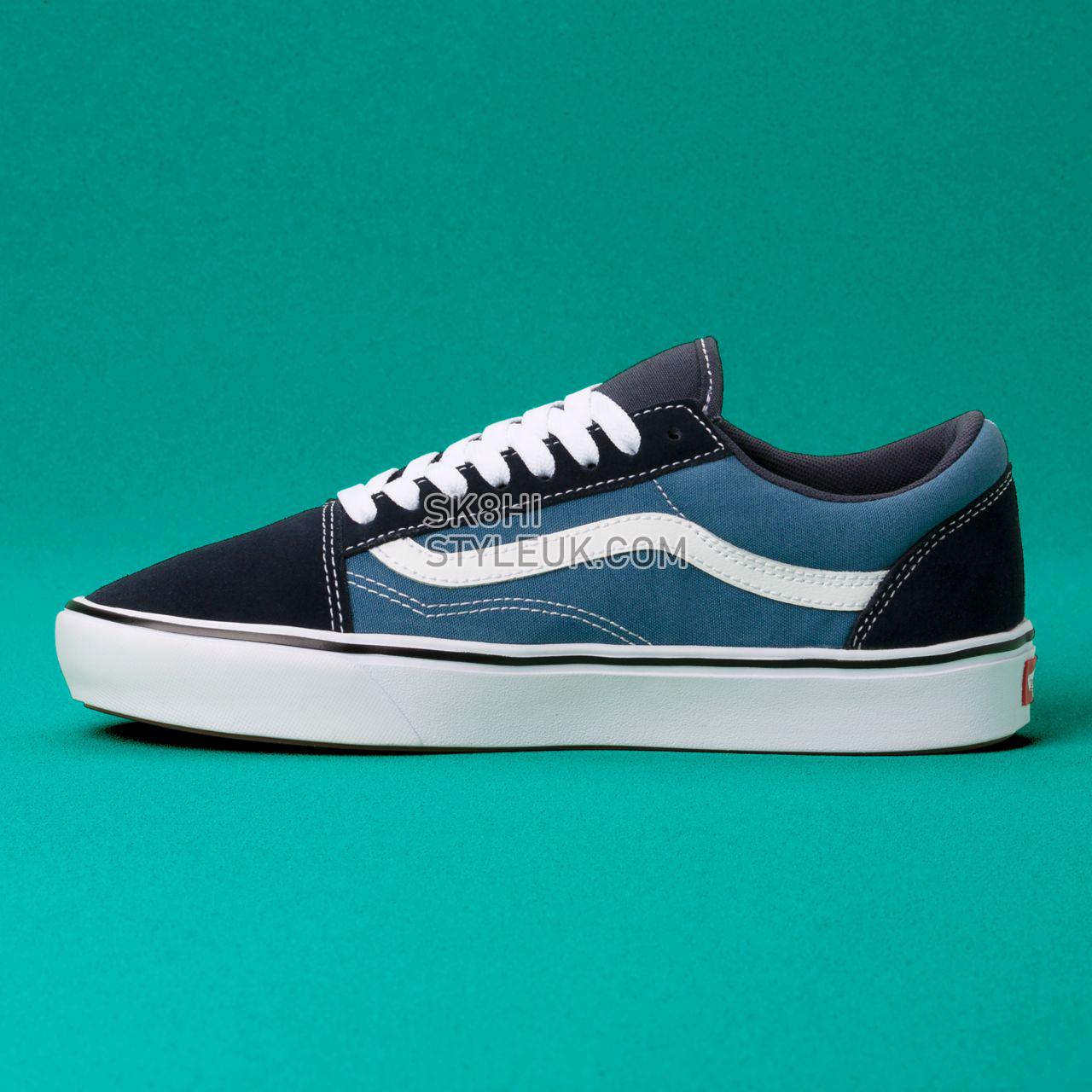 Vans Comfycush Old Skool Classic Mens Womens - (Classic) Navy/Steve Navy VN0A3WMAVNT Shoes