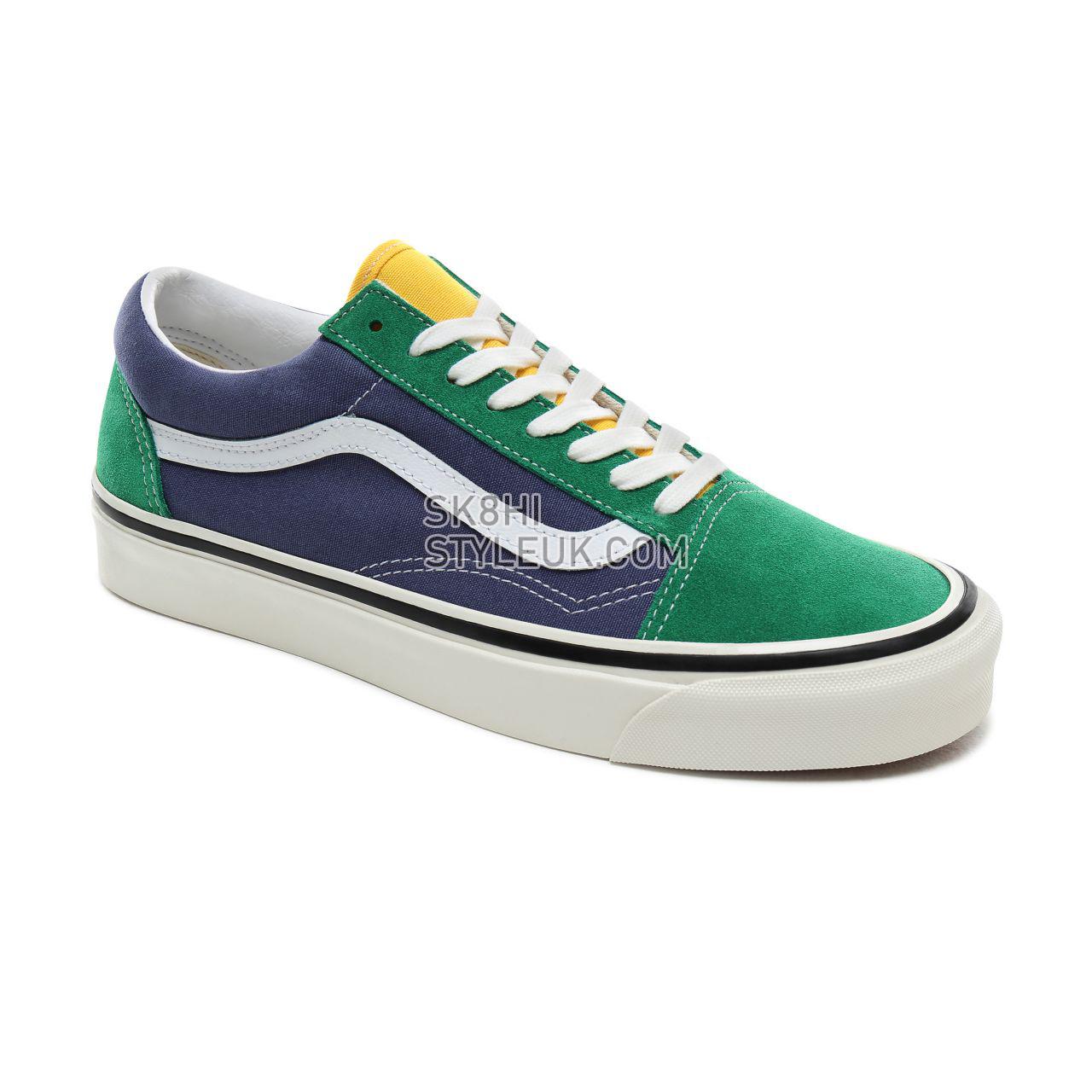 Vans Anaheim Factory Old Skool 36 DX Classic Mens Womens - (Anaheim Factory) Og Emerald/Og Navy VN0A38G2VZQ Shoes