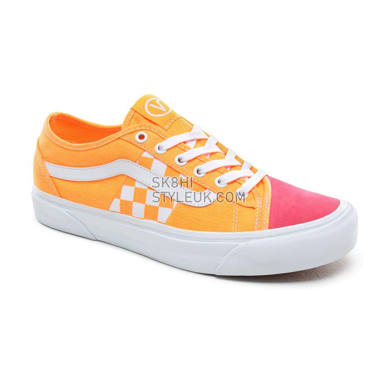 Vans Check Off Bess NI Classic Mens Womens - (Check Off ) Orange pop/Knockout Pink VN0A4BTHV85 Shoes