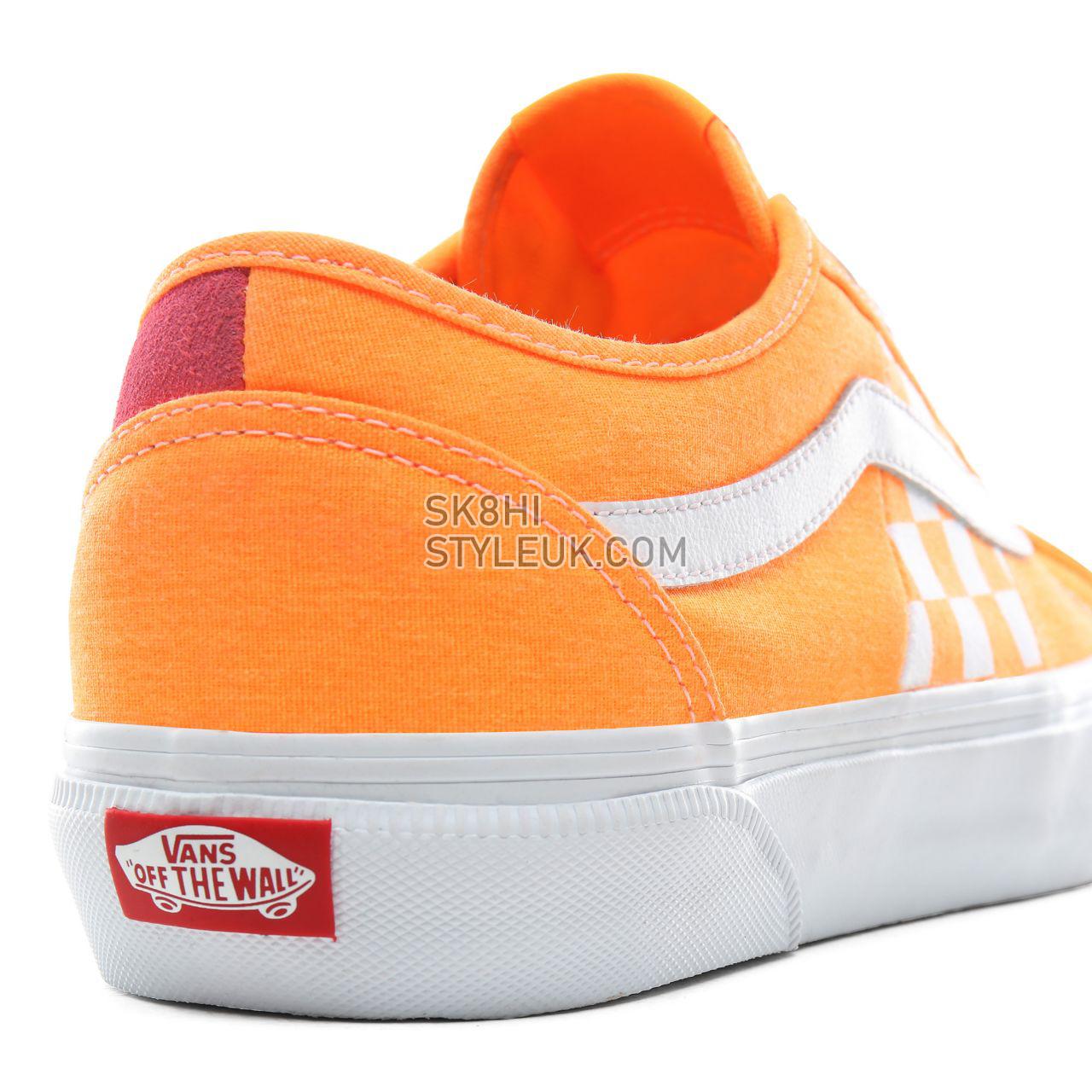 Vans Check Off Bess NI Classic Mens Womens - (Check Off ) Orange pop/Knockout Pink VN0A4BTHV85 Shoes