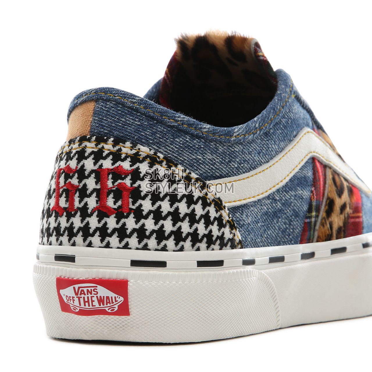 Vans Bender Bess NI Classic Mens Womens - (Bender) denim/marshmallow VN0A4BTHT7Y Shoes