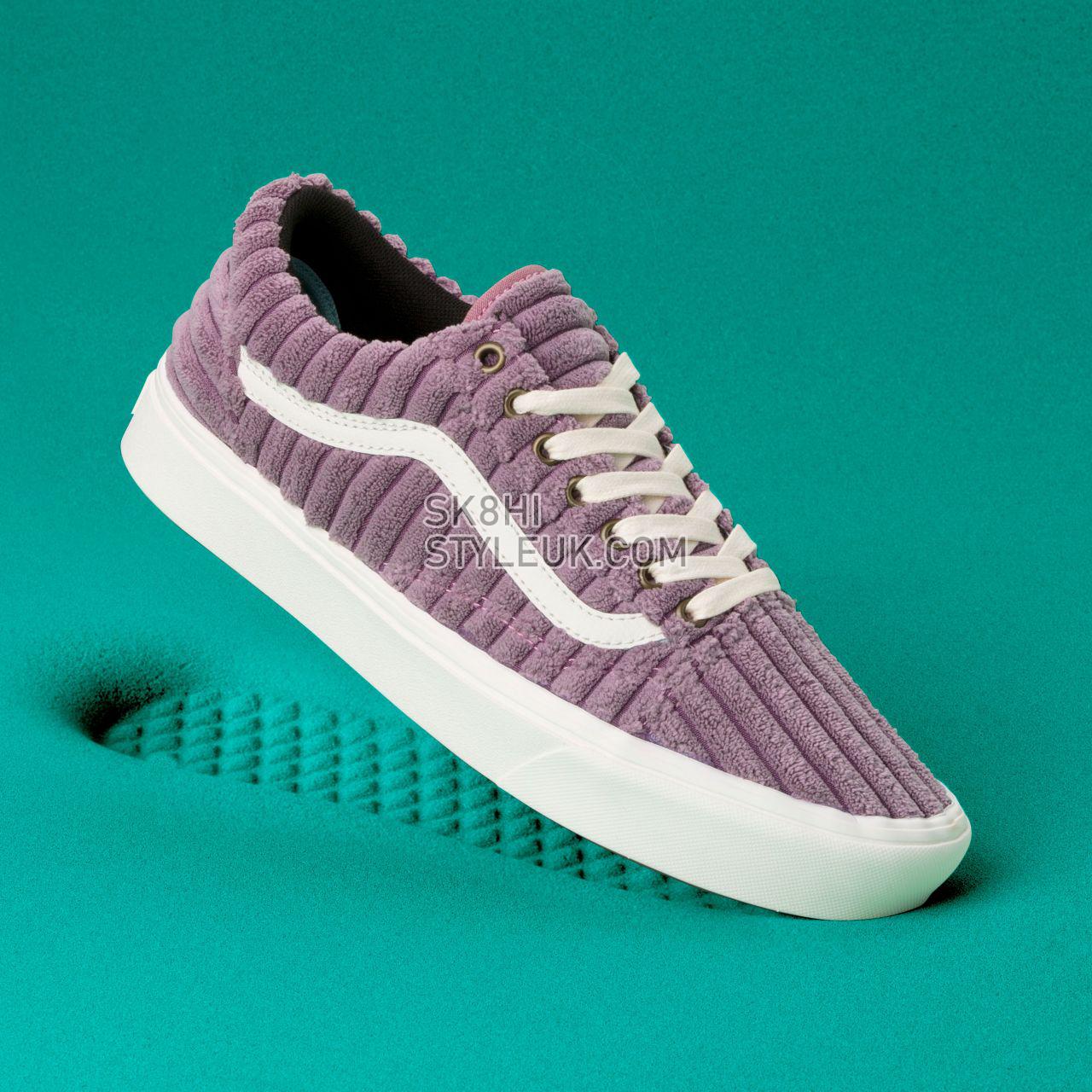 Vans Jumbo Cord ComfyCush Old Skool Classic Mens Womens - (Jumbo Cord) Nostalgia Rose/Marshmallow VN0A3WMAVWZ Shoes