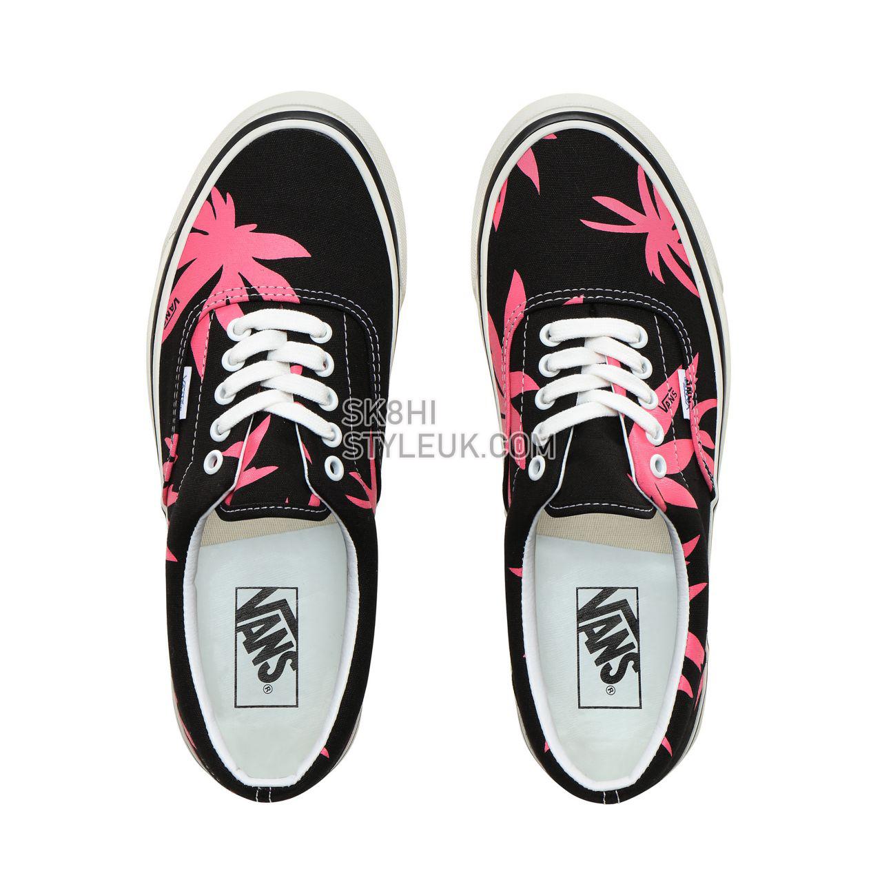 Vans Anaheim Factory Era 95 DX Classic Mens Womens - (Anaheim Factory) Og Black/Og Pink/Summer Leaf VN0A2RR1VY8 Shoes