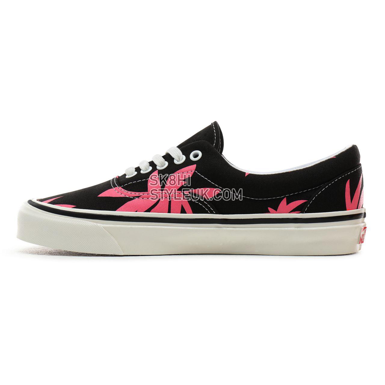 Vans Anaheim Factory Era 95 DX Classic Mens Womens - (Anaheim Factory) Og Black/Og Pink/Summer Leaf VN0A2RR1VY8 Shoes