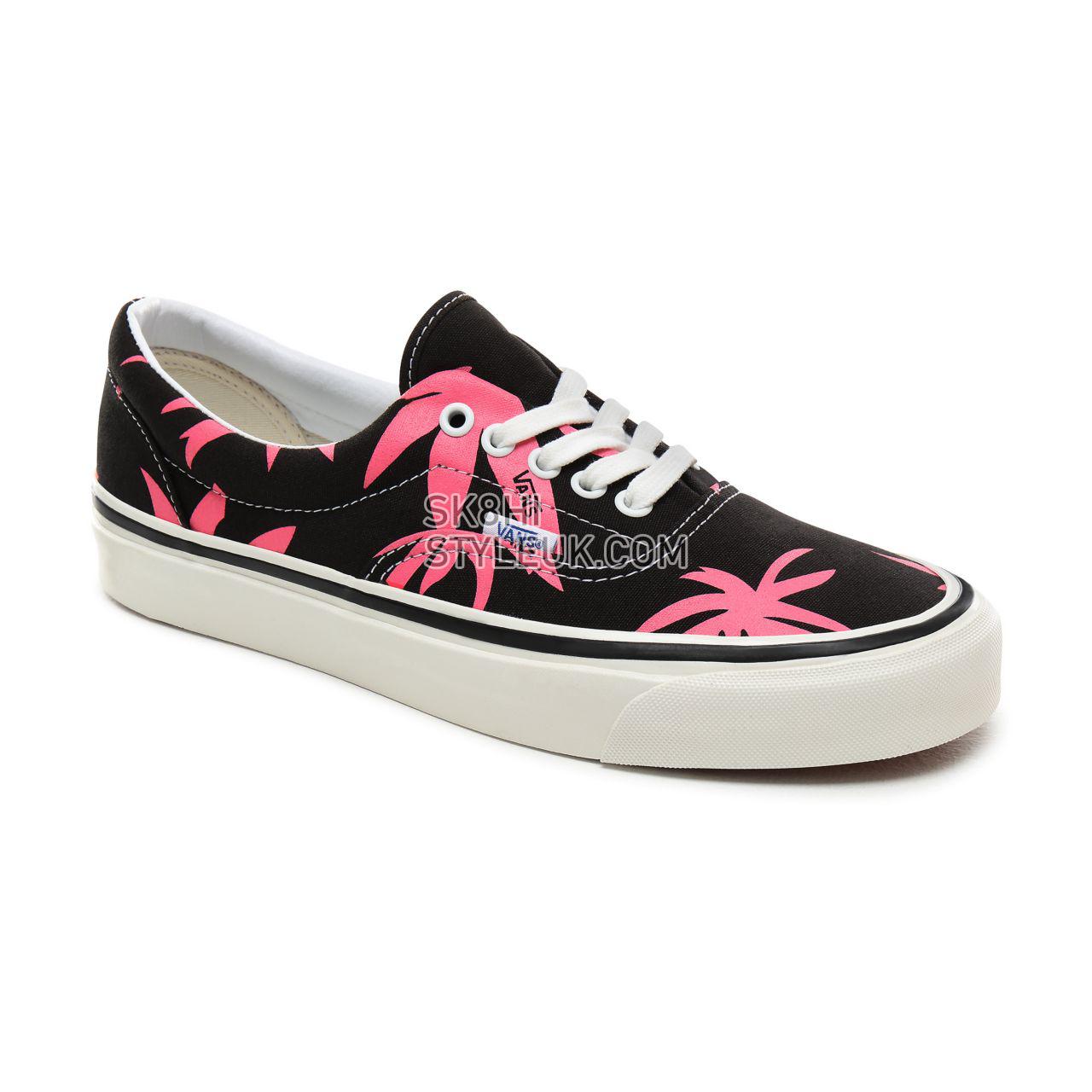 Vans Anaheim Factory Era 95 DX Classic Mens Womens - (Anaheim Factory) Og Black/Og Pink/Summer Leaf VN0A2RR1VY8 Shoes