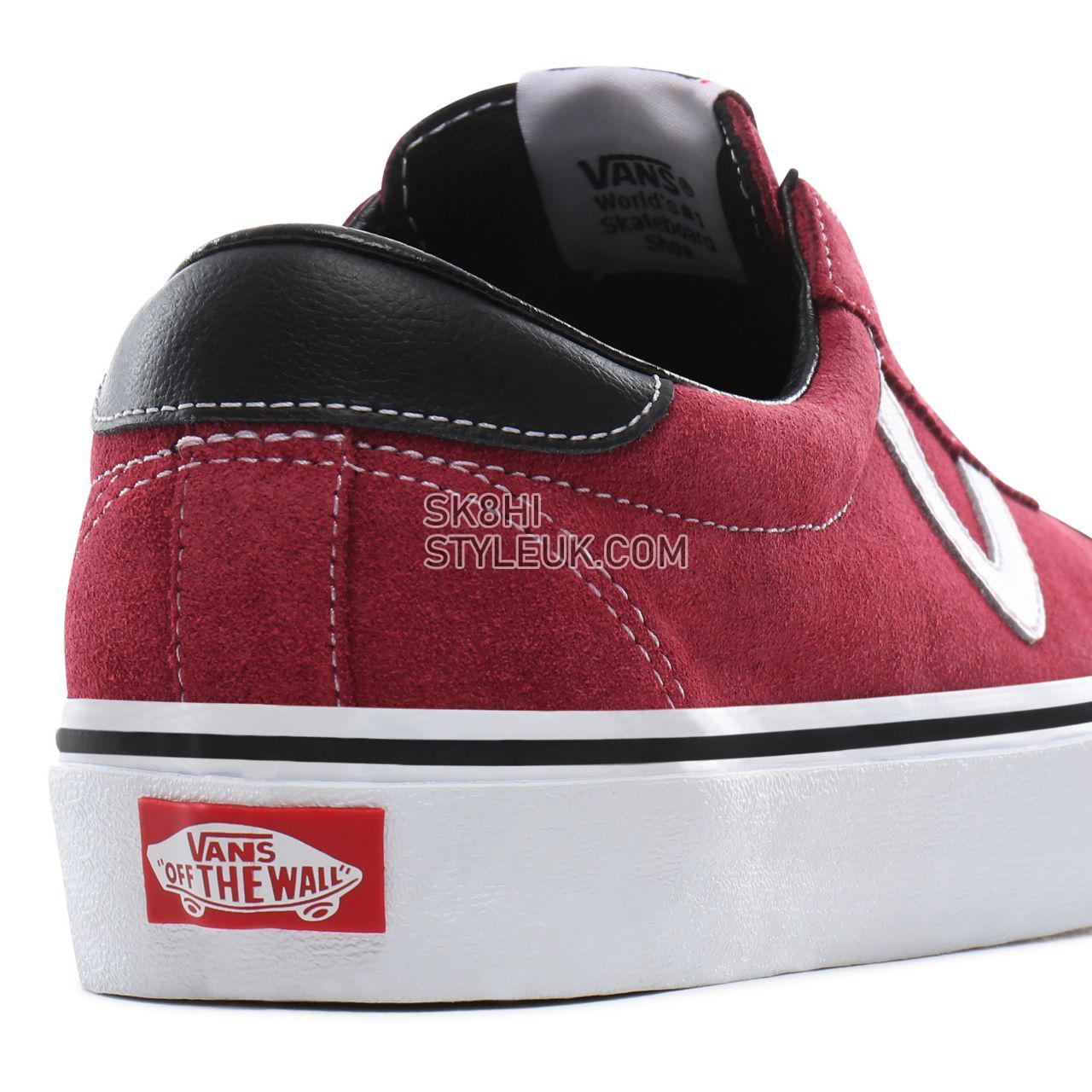 Vans Sport Classic Mens Womens - beet red/true white VN0A4BU6TYO Shoes