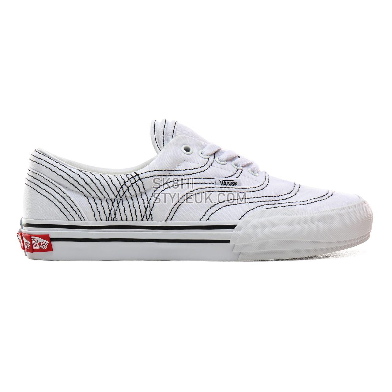 Vans Vision Voyage Era 3ra Classic Mens Womens - (Vision Voyage) True White/Black VN0A4BTMVY6 Shoes