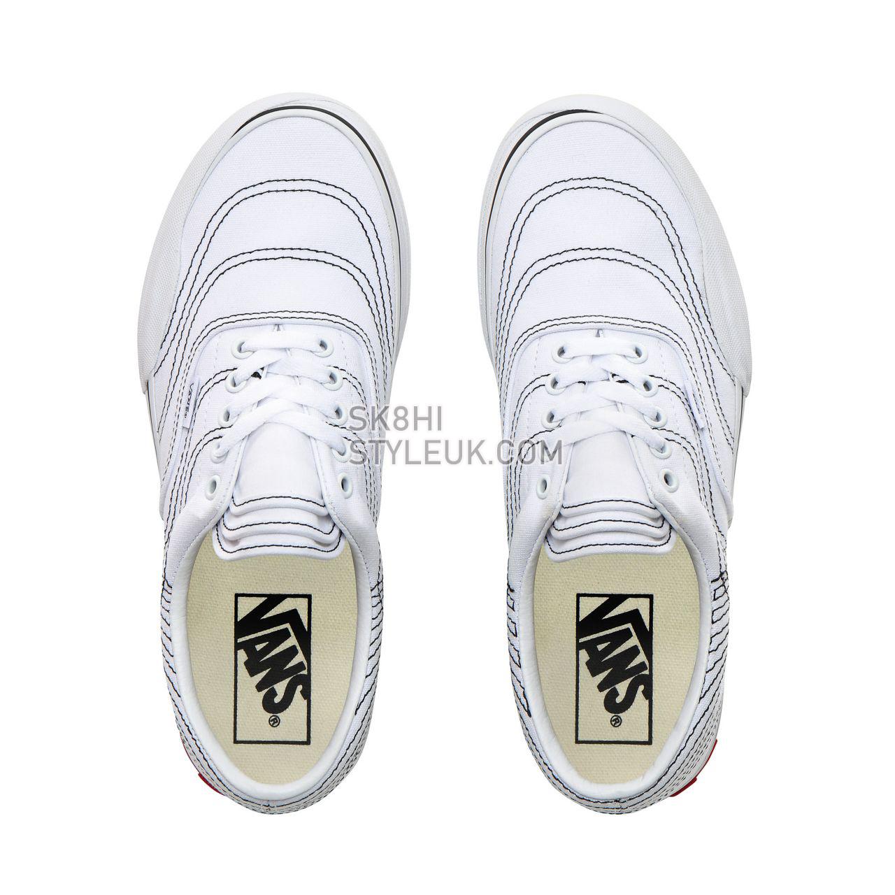 Vans Vision Voyage Era 3ra Classic Mens Womens - (Vision Voyage) True White/Black VN0A4BTMVY6 Shoes