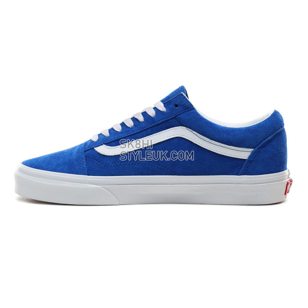 Vans Pig Suede Old Skool Classic Mens Womens - (Pig Suede) Princess Blue/True White VN0A4BV5V78 Shoes