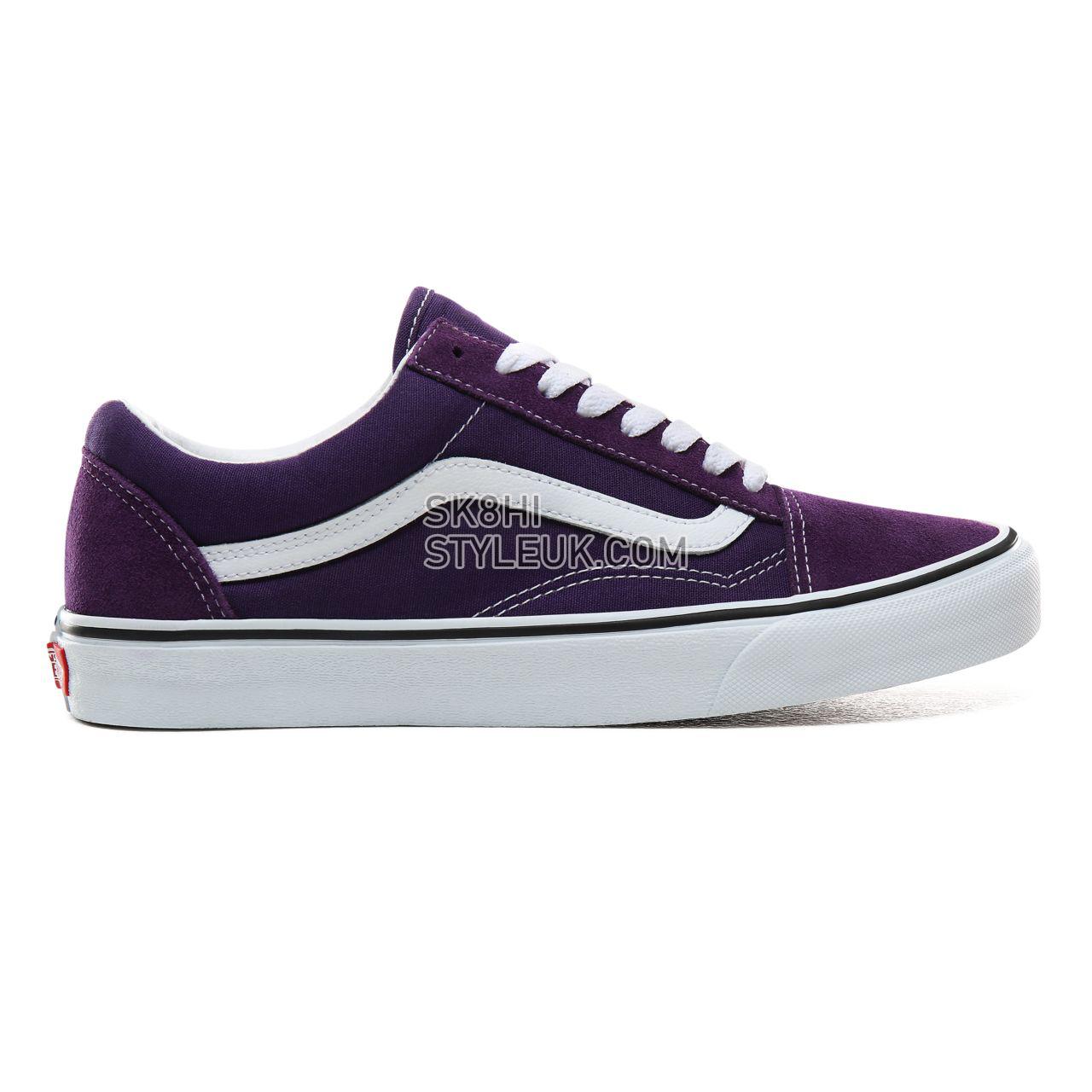 Vans Old Skool Classic Mens Womens - Violet Indigo/True White VN0A4BV5V7F Shoes