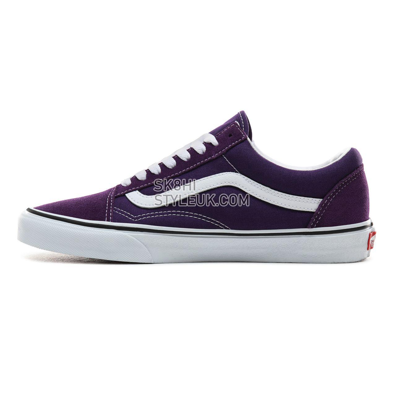 Vans Old Skool Classic Mens Womens - Violet Indigo/True White VN0A4BV5V7F Shoes