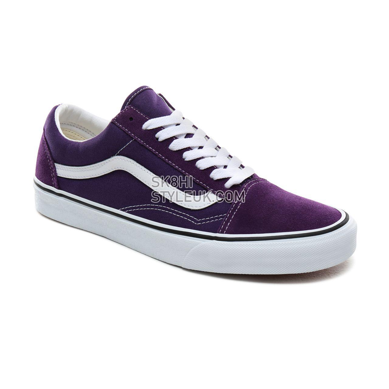 Vans Old Skool Classic Mens Womens - Violet Indigo/True White VN0A4BV5V7F Shoes