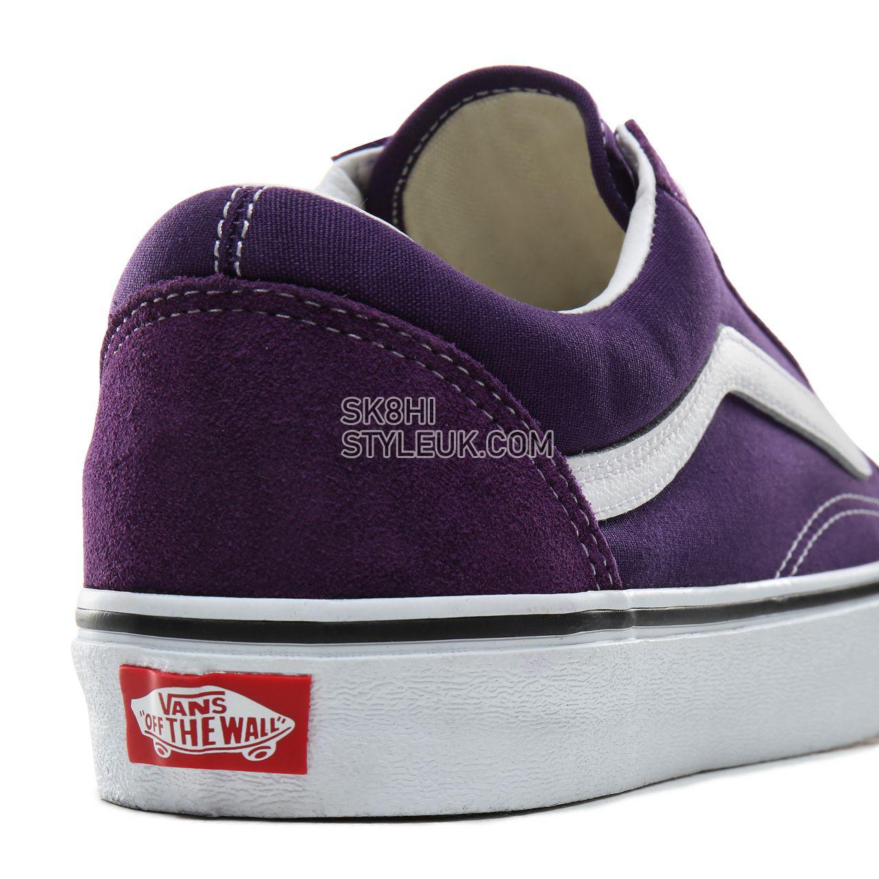 Vans Old Skool Classic Mens Womens - Violet Indigo/True White VN0A4BV5V7F Shoes