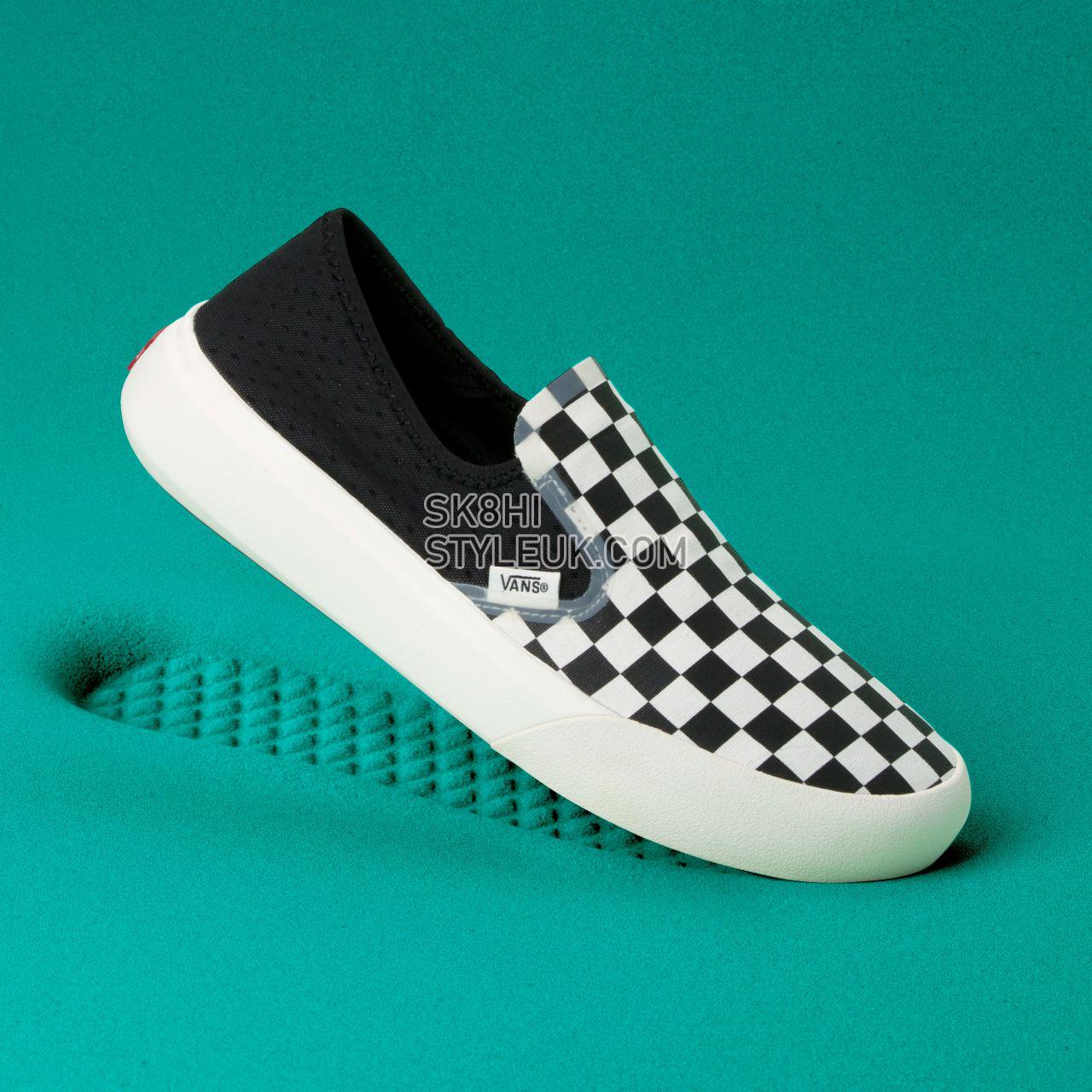 Vans Checkerboard ComfyCush One Classic Mens Womens - (Checkerboard) Black/Marshmallow VN0A45J5R6R Shoes