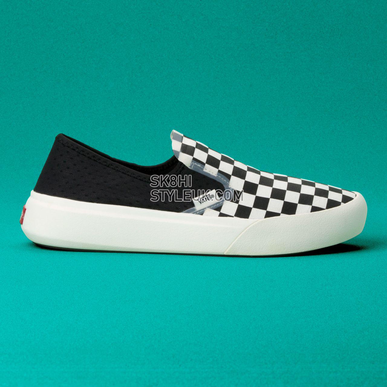 Vans Checkerboard ComfyCush One Classic Mens Womens - (Checkerboard) Black/Marshmallow VN0A45J5R6R Shoes