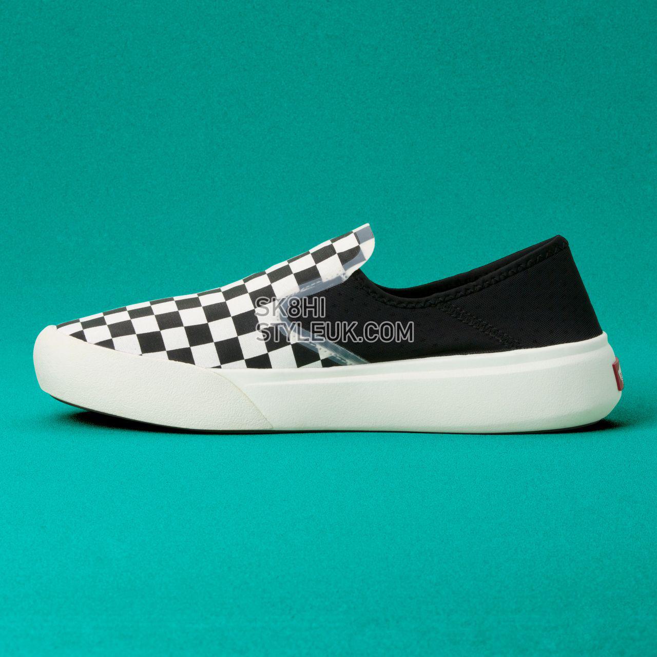 Vans Checkerboard ComfyCush One Classic Mens Womens - (Checkerboard) Black/Marshmallow VN0A45J5R6R Shoes