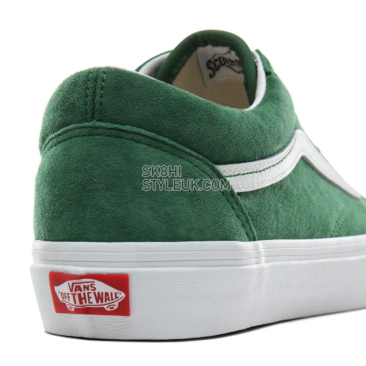 Vans Pig Suede Old Skool Classic Mens Womens - (Pig Suede) Fairway/True White VN0A4BV5V76 Shoes