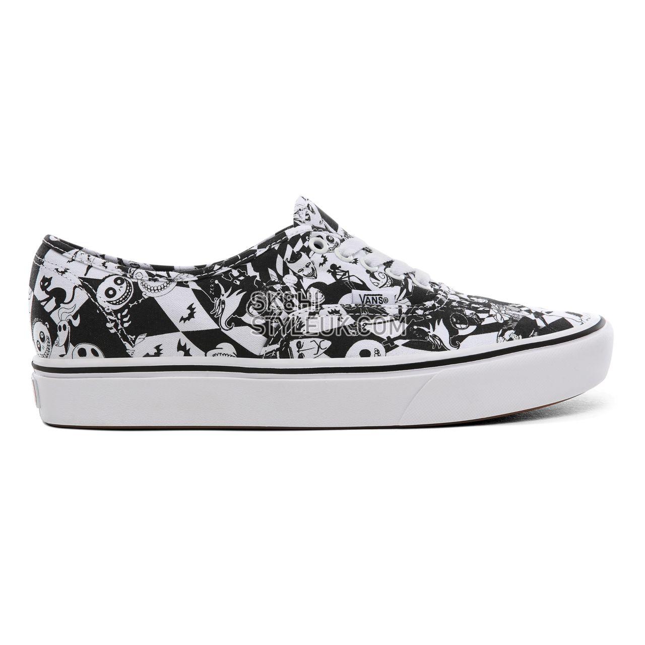 Vans Disney x Vans ComfyCush Authentic Classic Mens Womens - (Disney) multi checker/nightmare VN0A3WM7TE1 Shoes