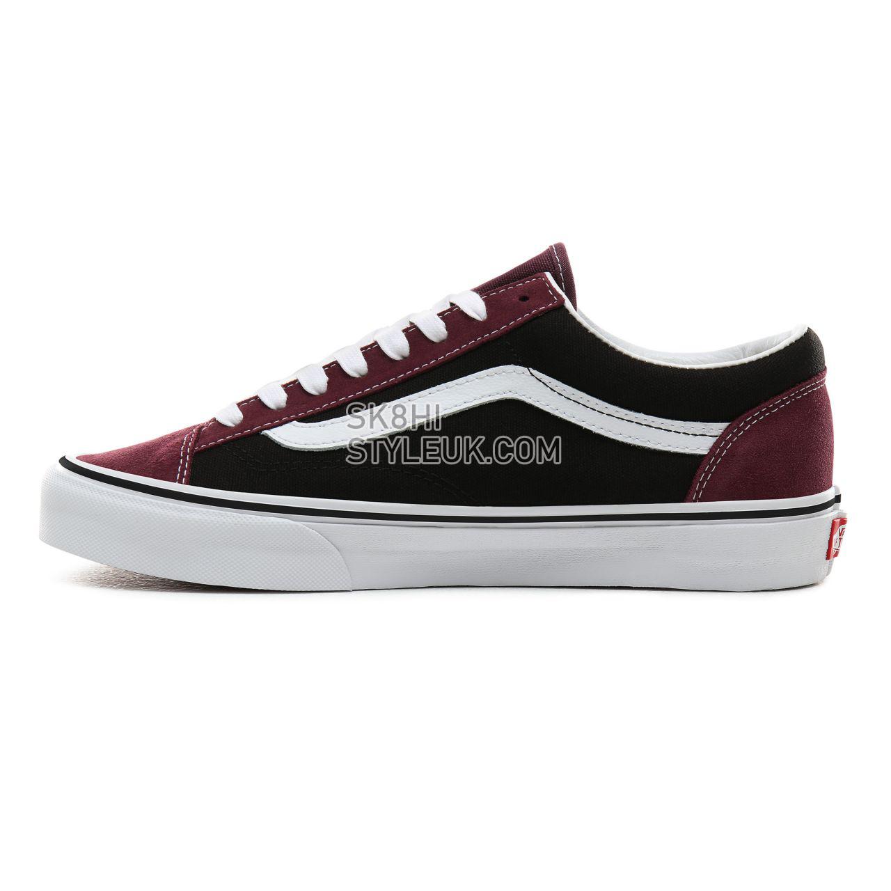 Vans Vintage Suede Style 36 Classic Mens Womens - (Vintage Suede) Prune/Black VN0A3DZ3XMQ Shoes