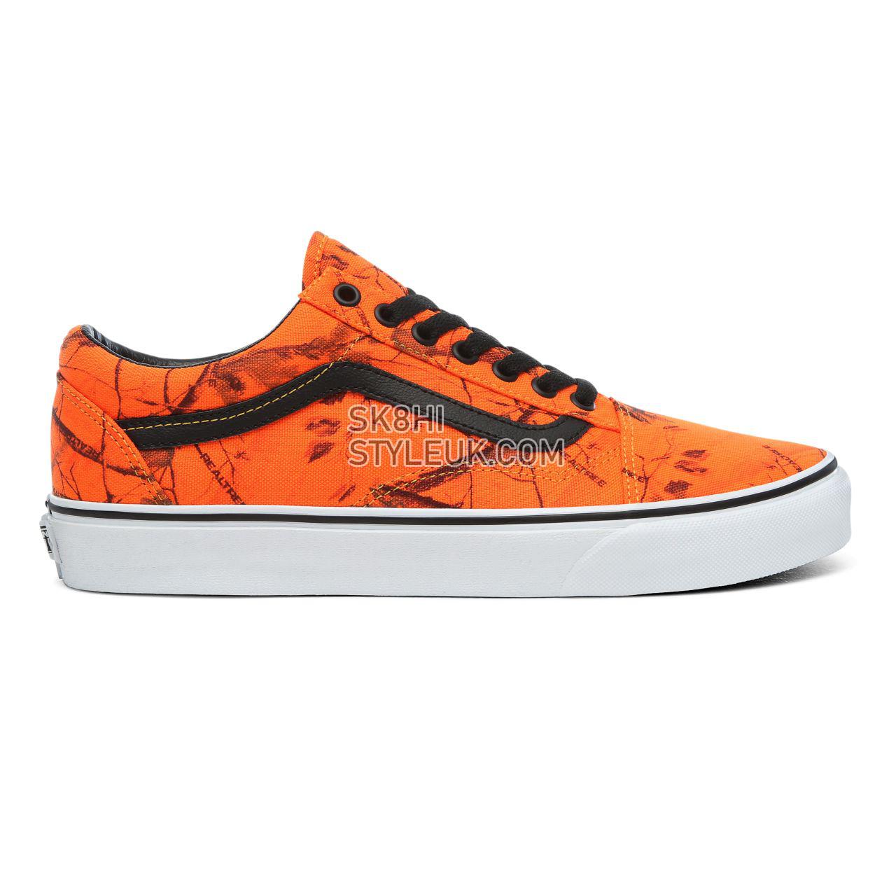 Vans Realtree Xtra x Vans Old Skool Classic Mens Womens - (Realtree AP) blaze camo VN0A4BV5TC0 Shoes