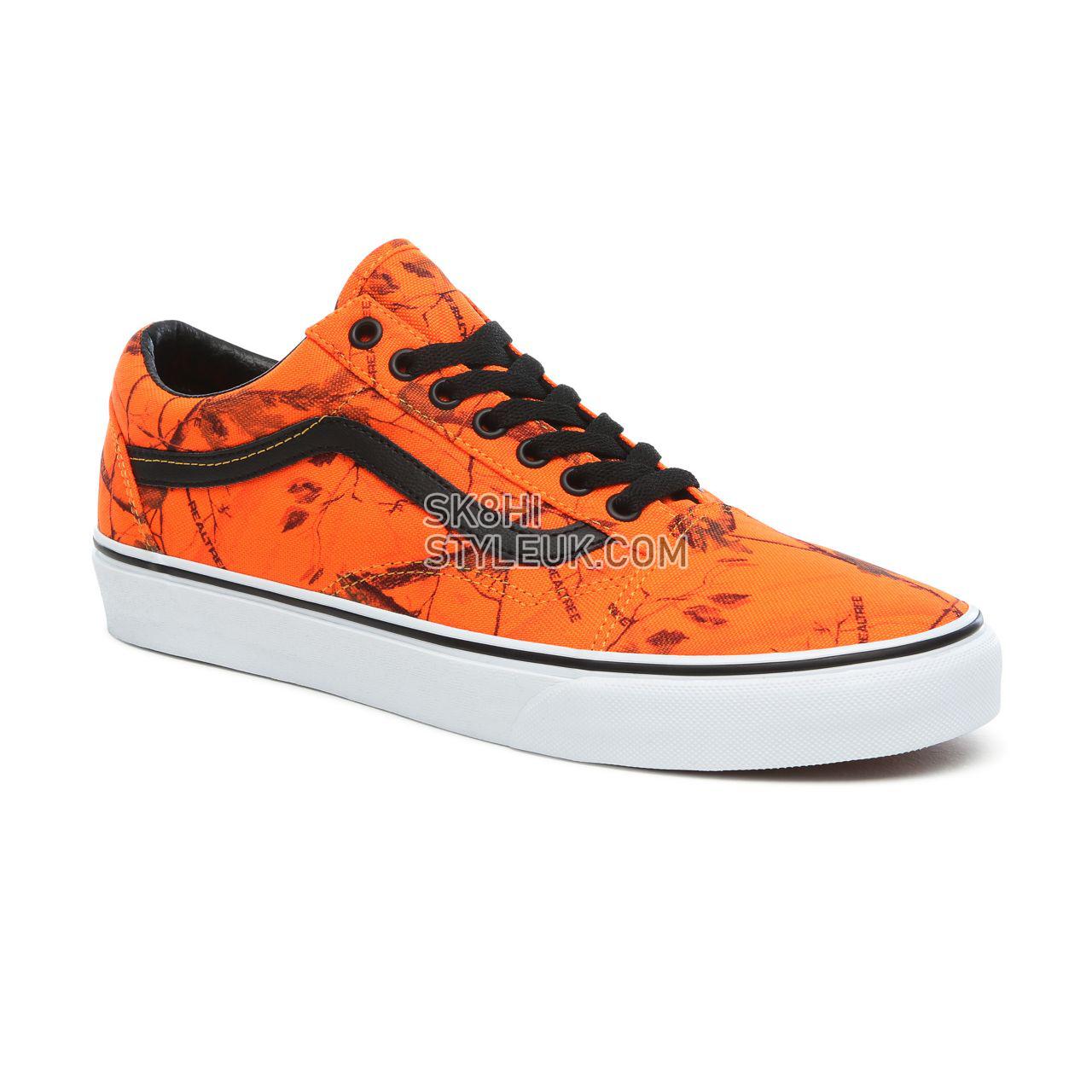 Vans Realtree Xtra x Vans Old Skool Classic Mens Womens - (Realtree AP) blaze camo VN0A4BV5TC0 Shoes