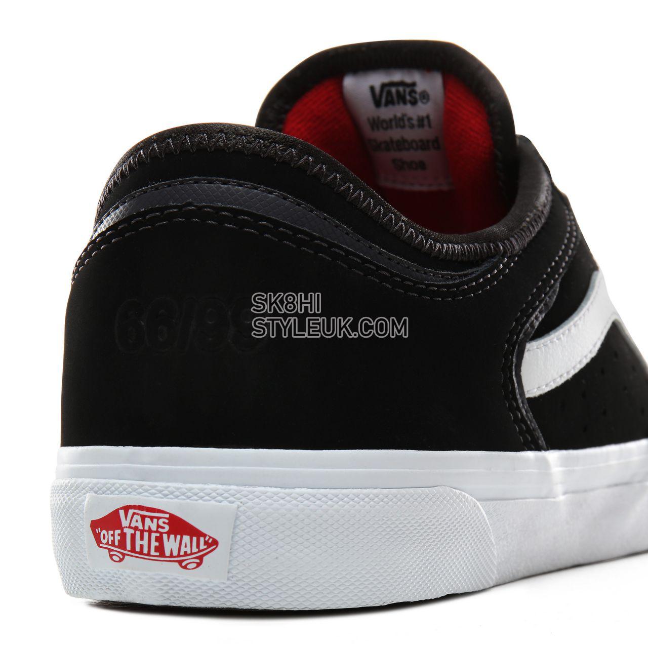 Vans 66/99/19 Rowley Classic Classic Mens Womens - (66/99/19) Black/Red VN0A4BTTSK5 Shoes