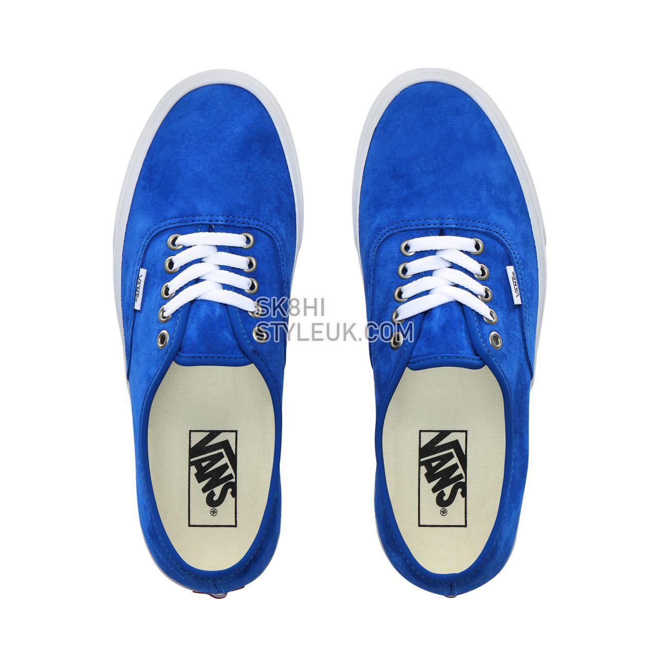 Vans Pig Suede Authentic Classic Mens Womens - (Pig Suede) Princess Blue/True White VN0A2Z5IV78 Shoes