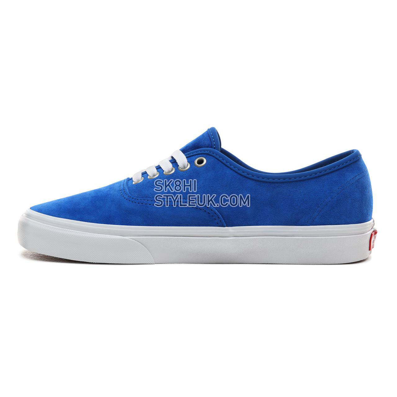 Vans Pig Suede Authentic Classic Mens Womens - (Pig Suede) Princess Blue/True White VN0A2Z5IV78 Shoes