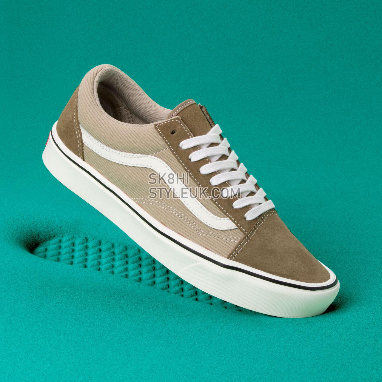 Vans Rip Cord ComfyCush Old Skool Classic Mens Womens - (Rip Cord) Twill/Marshmallow VN0A3WMAVX0 Shoes