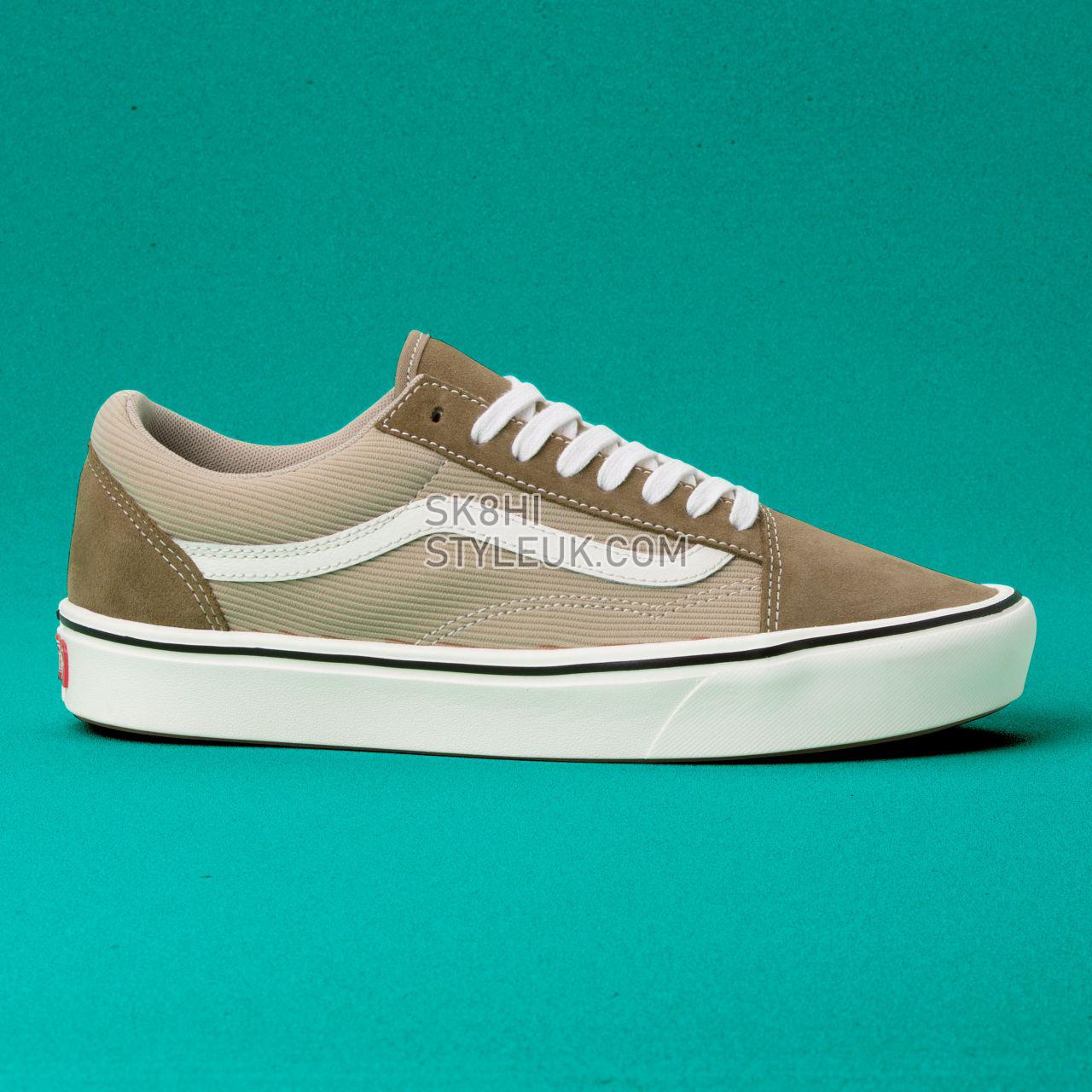 Vans Rip Cord ComfyCush Old Skool Classic Mens Womens - (Rip Cord) Twill/Marshmallow VN0A3WMAVX0 Shoes